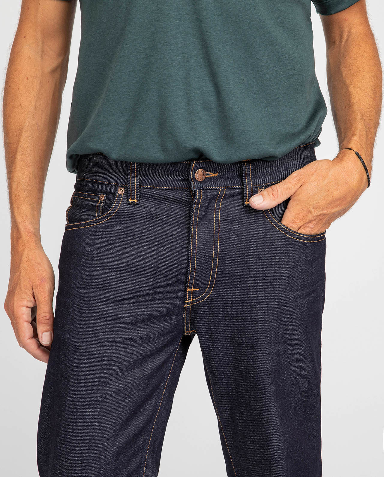 marché commun nudie jeans gritty jackson classic navy denim homme coton biologique éco-responsable éthique