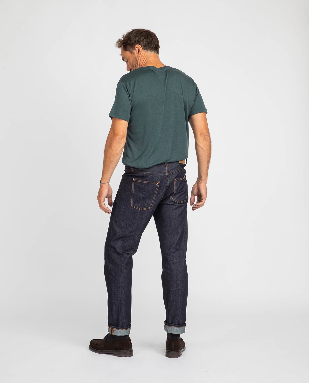 marché commun nudie jeans gritty jackson classic navy denim homme coton biologique éco-responsable éthique