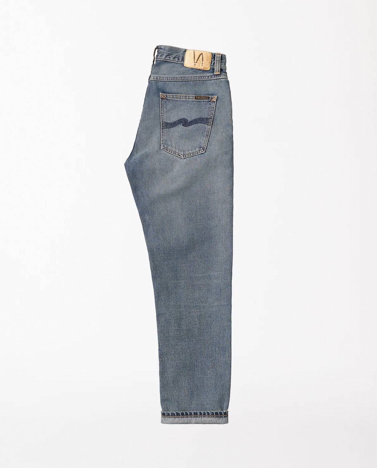 marché commun nudie jeans gritty jackson worn out selvedge coton biologique