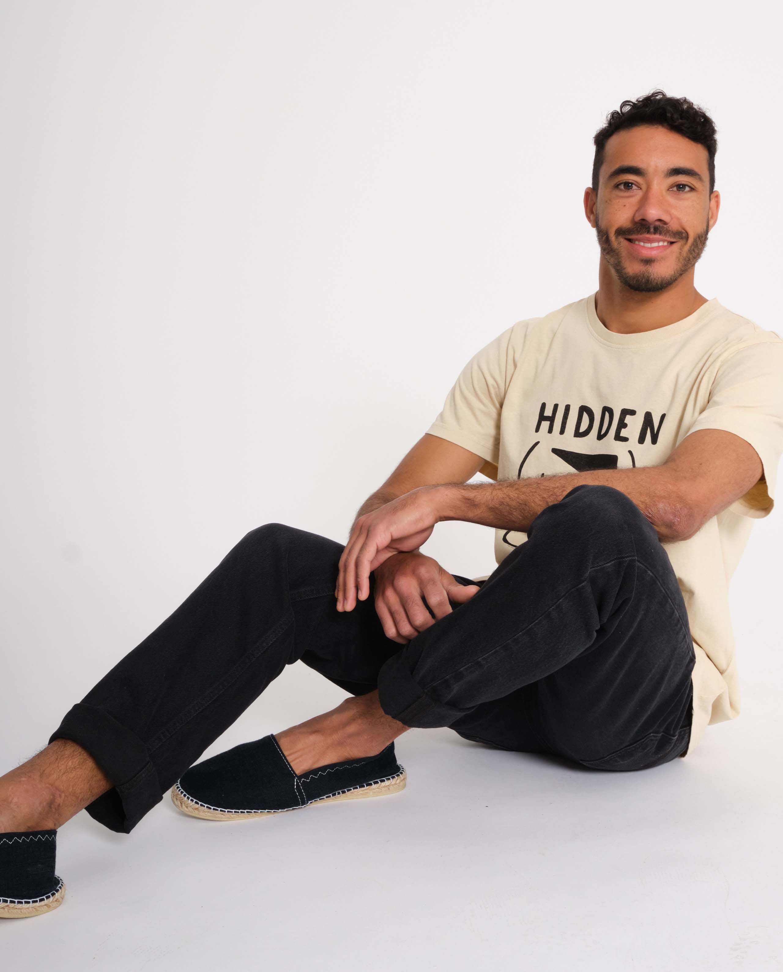 marché commun nudie jean homme denim coton recyclé gritty jackson worn circle noir délavé