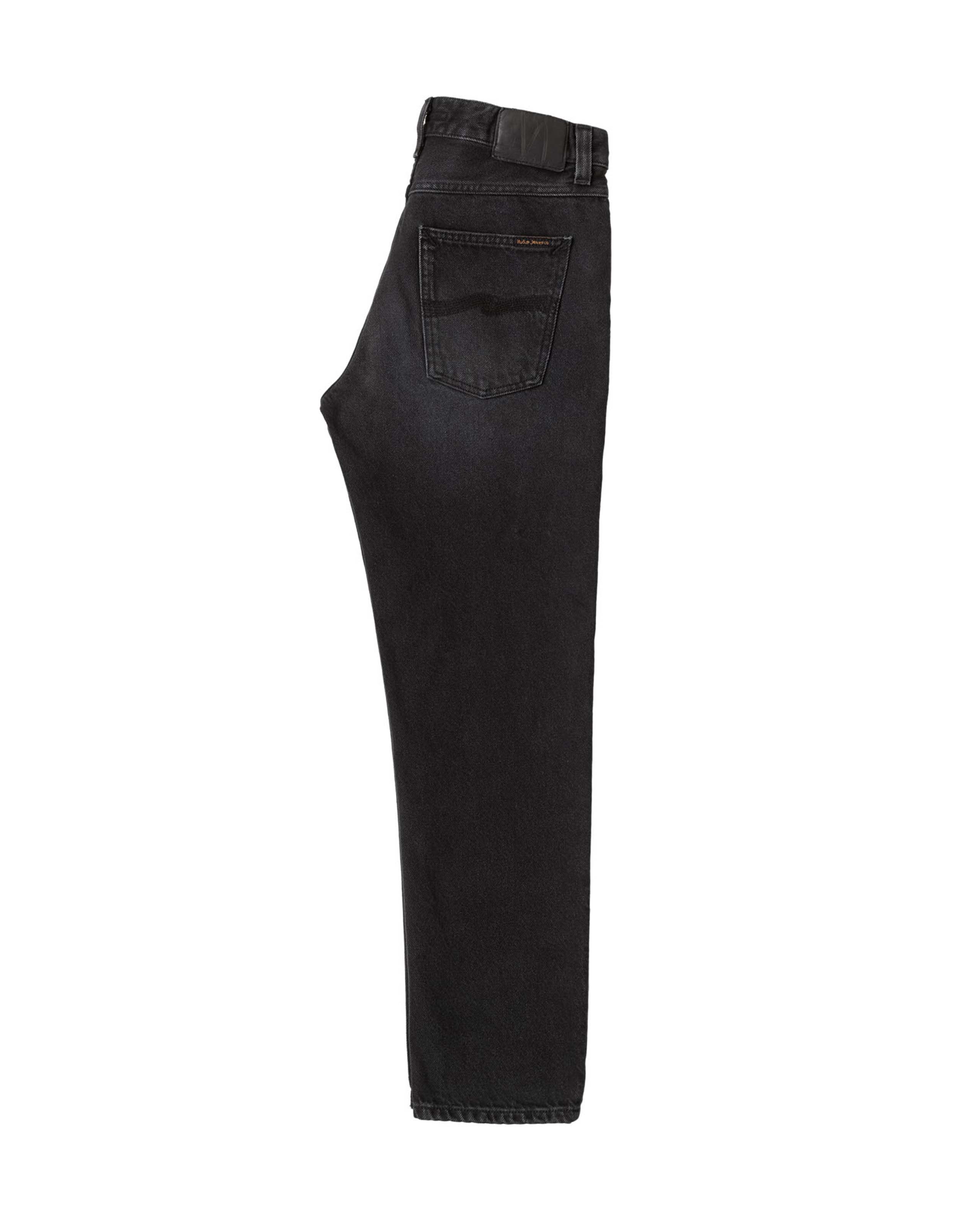 marché commun nudie jean homme denim coton recyclé gritty jackson worn circle noir délavé