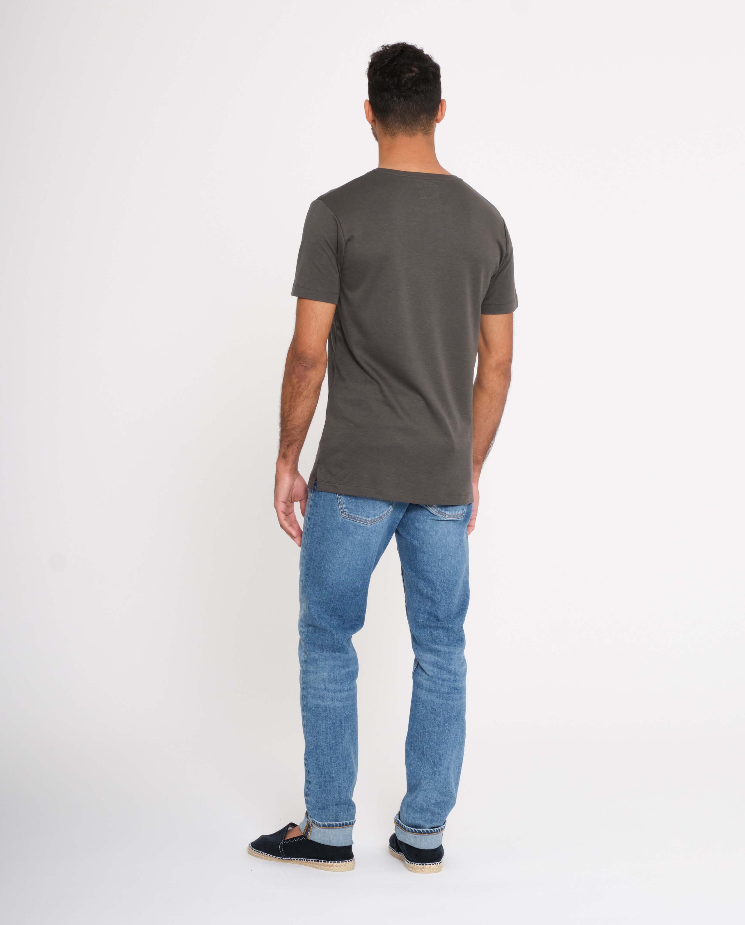 marché commun nudie jeans homme denim coton biologique lean dean lost orange