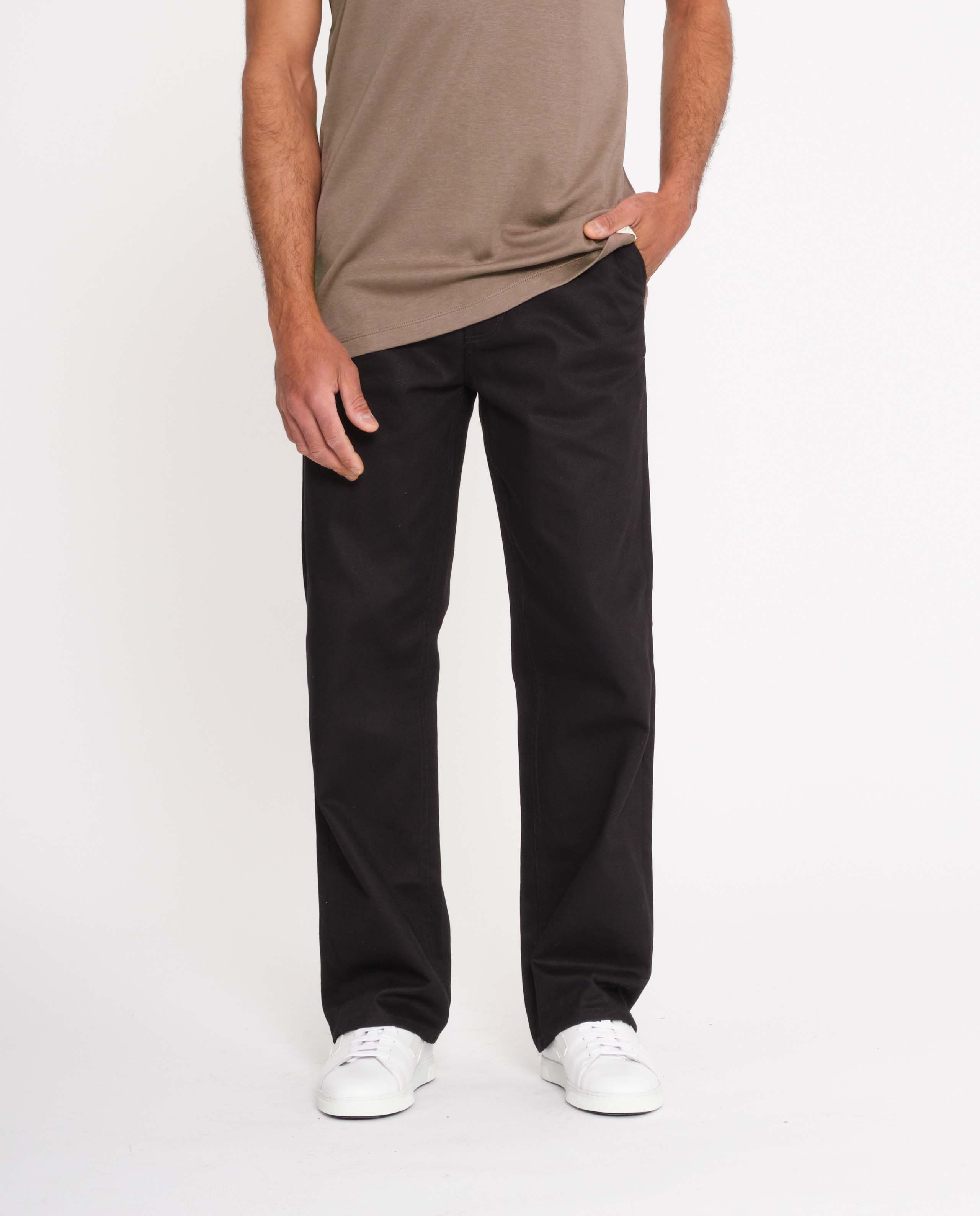 marché commun nudie jeans homme denim coton biologique tuff tony noir