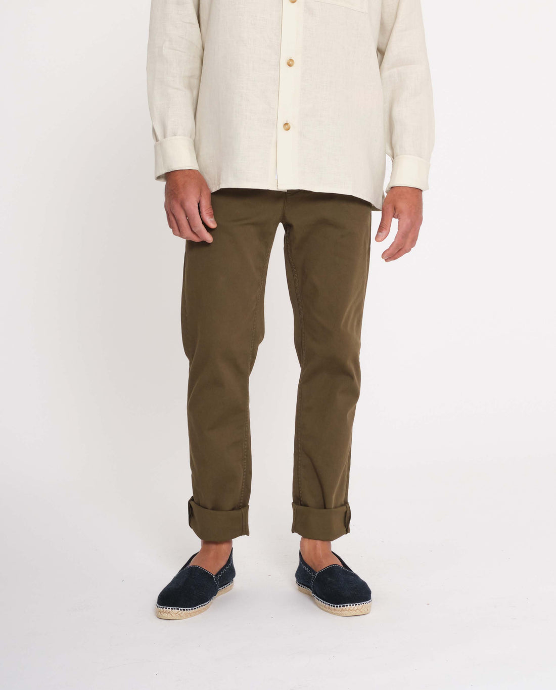 Pantalon chino en coton bio