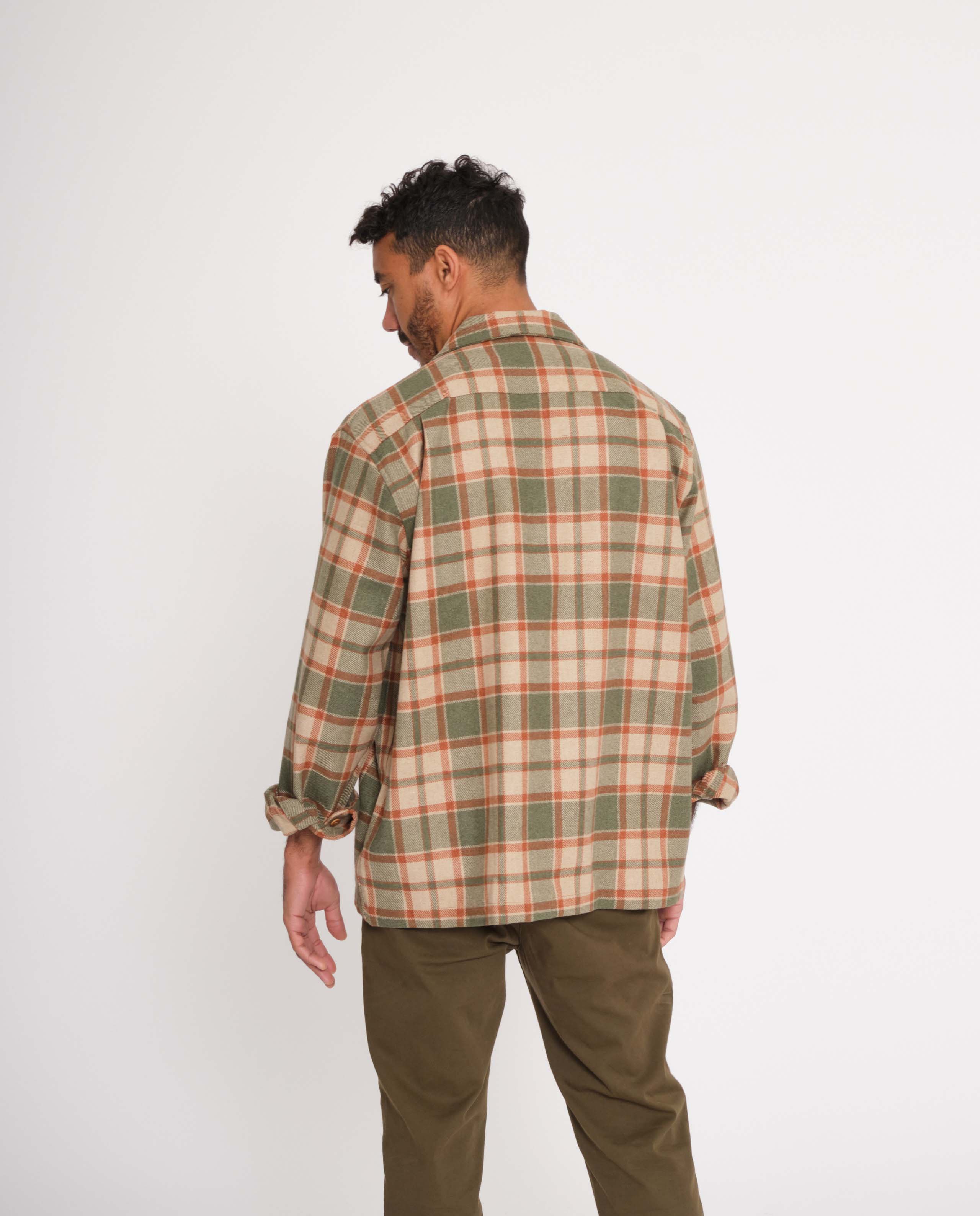 Surchemise à carreaux recyclée