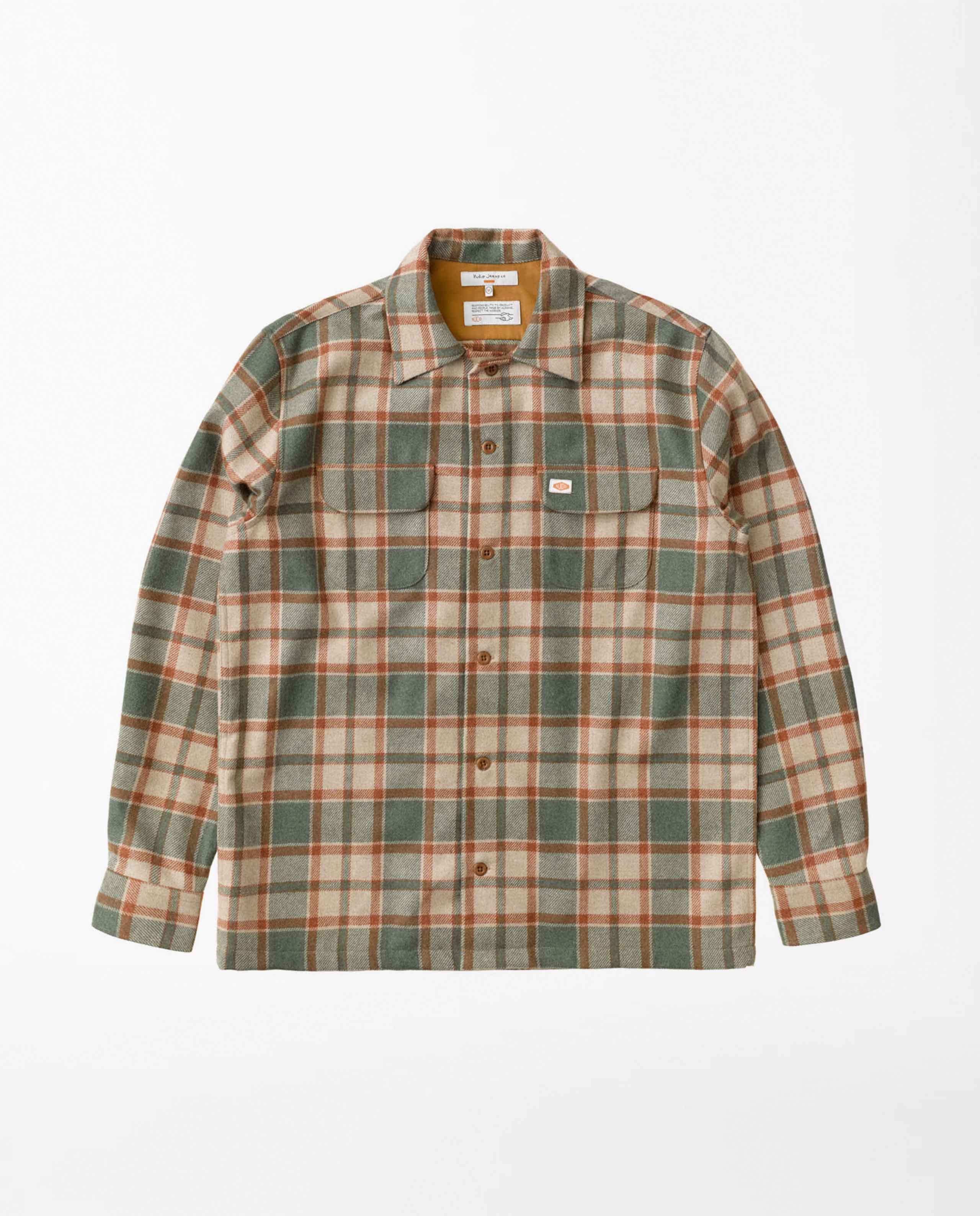 Surchemise à carreaux recyclée