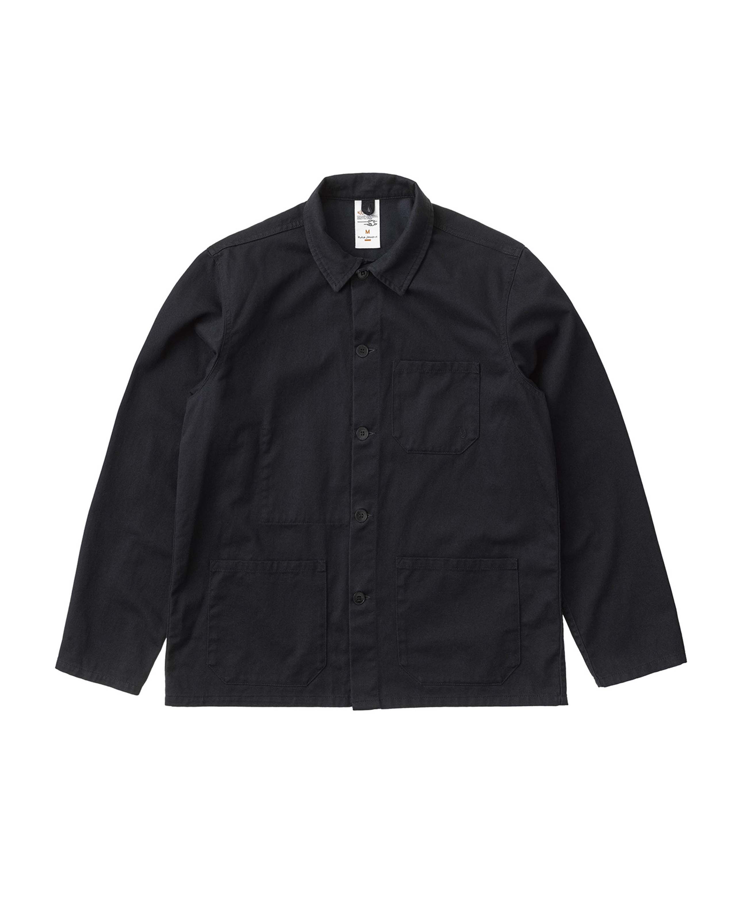 marché commun nudie jeans homme veste travail coton biologique bleu marine buddy classic chore jacket