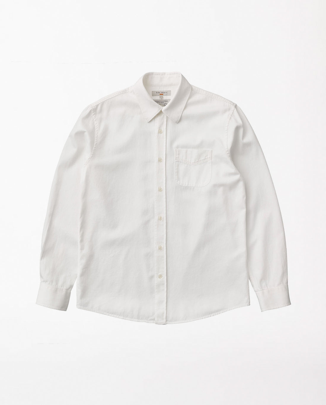 marché commun nudie jeans chemise blanche coton biologique homme