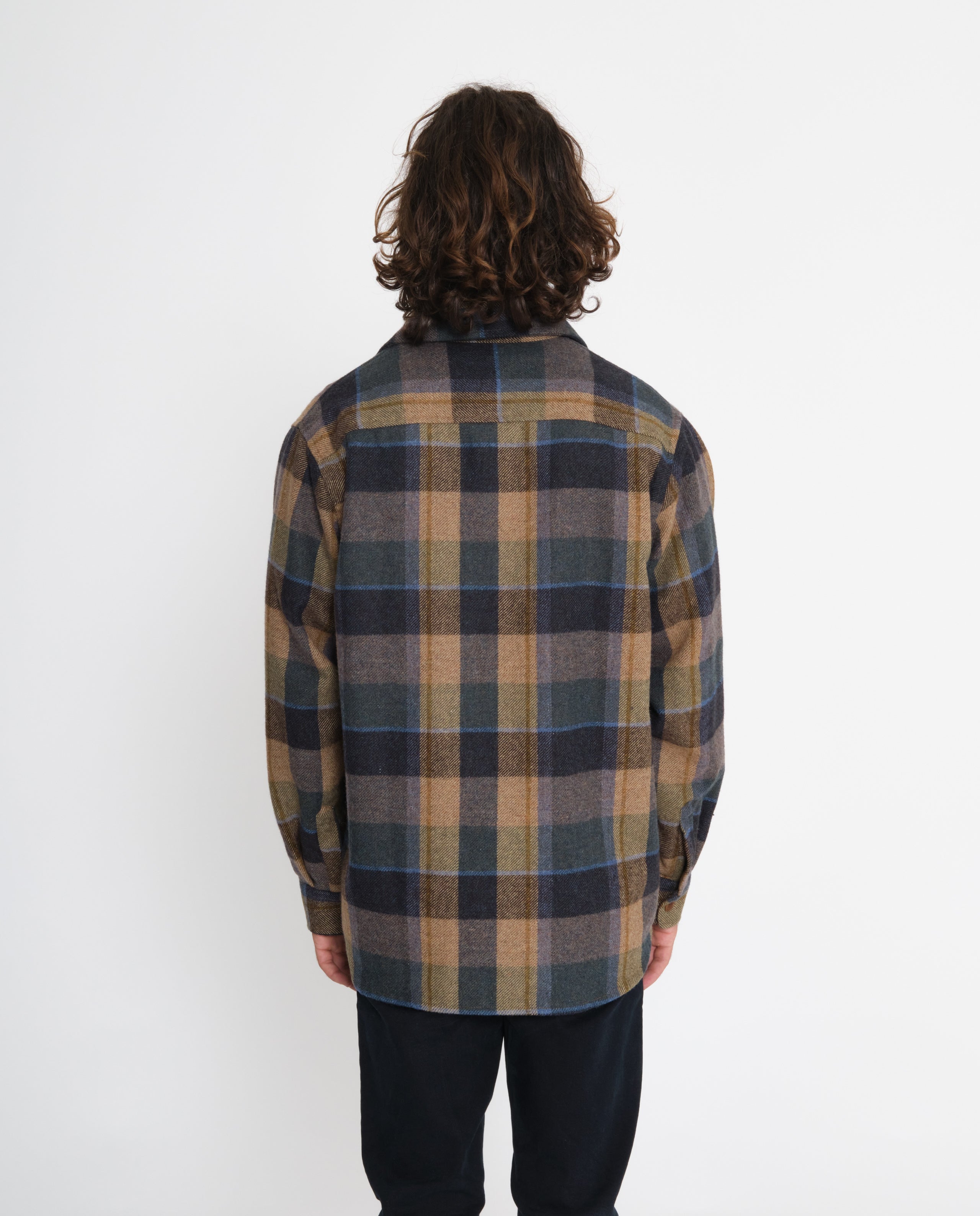 marché commun nudie jeans surchemise carreaux homme laine polyester recyclés eco-responsable