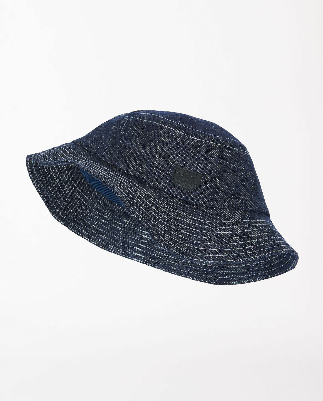 marché commun numéro6 bob tissu Jean denim lin éco-responsable 100% chanvre écologique naturel accessoire été bleu marine