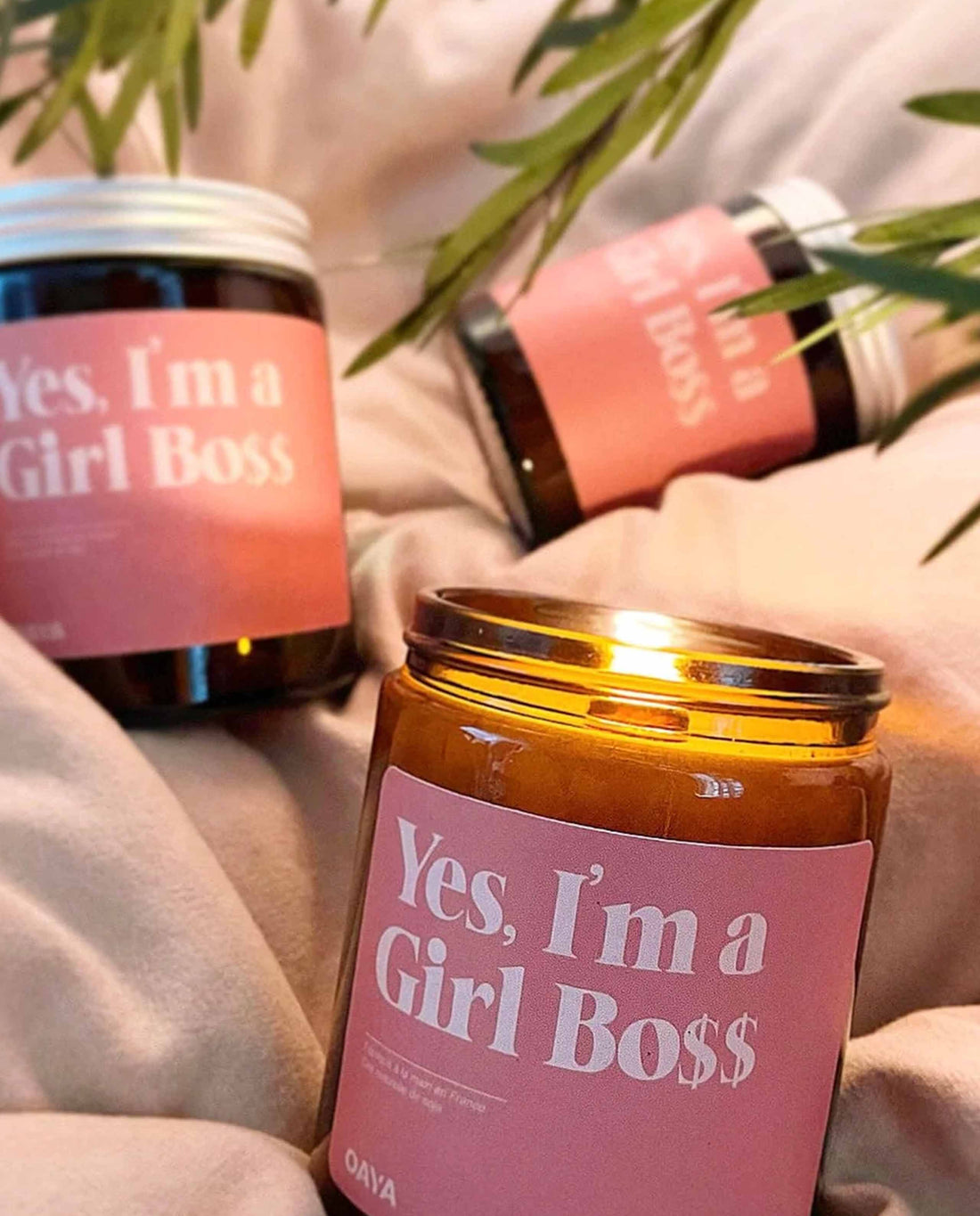 marché commun oaya bougie naturelle parfumée girl boss made in france