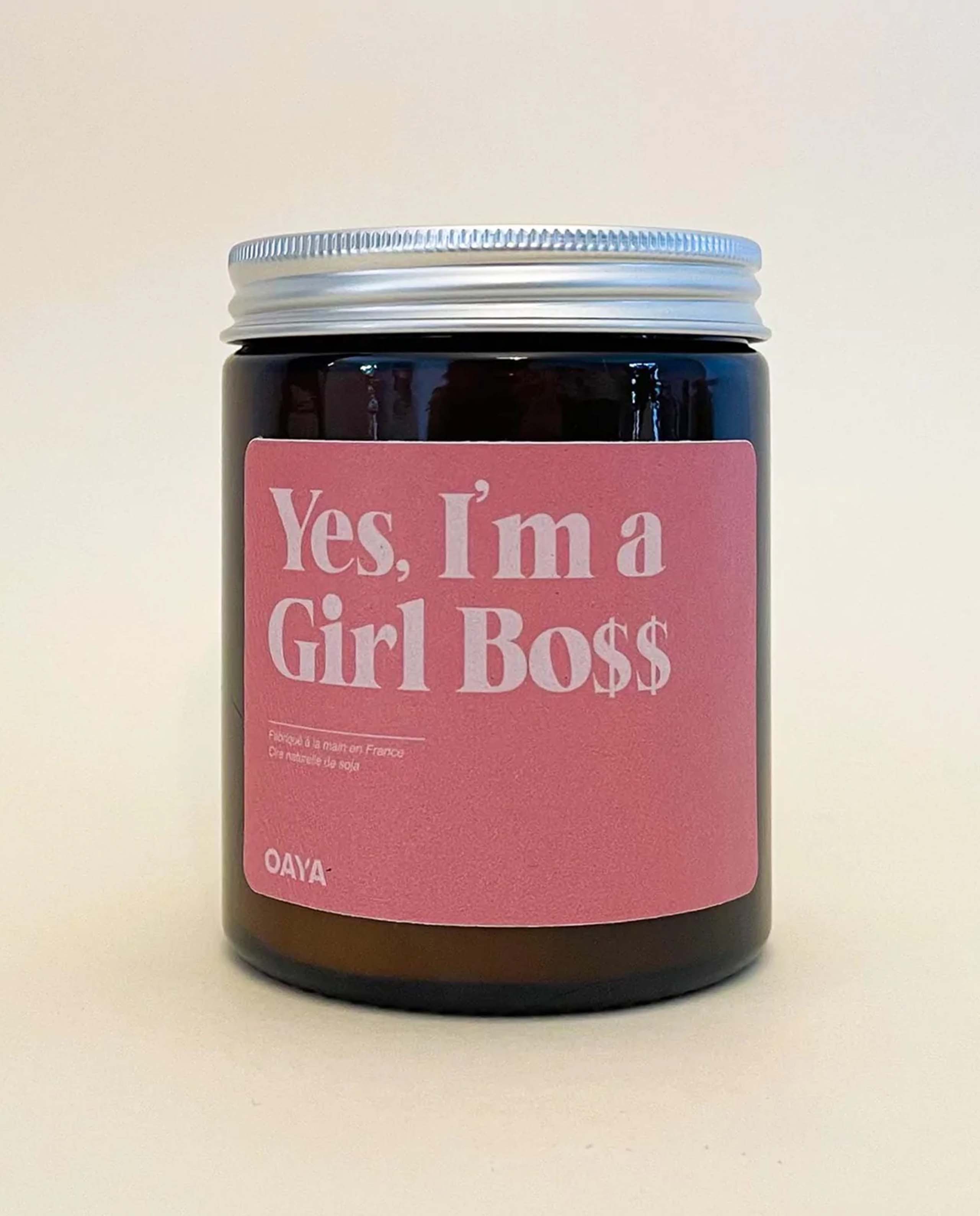 marché commun oaya bougie naturelle parfumée girl boss made in france