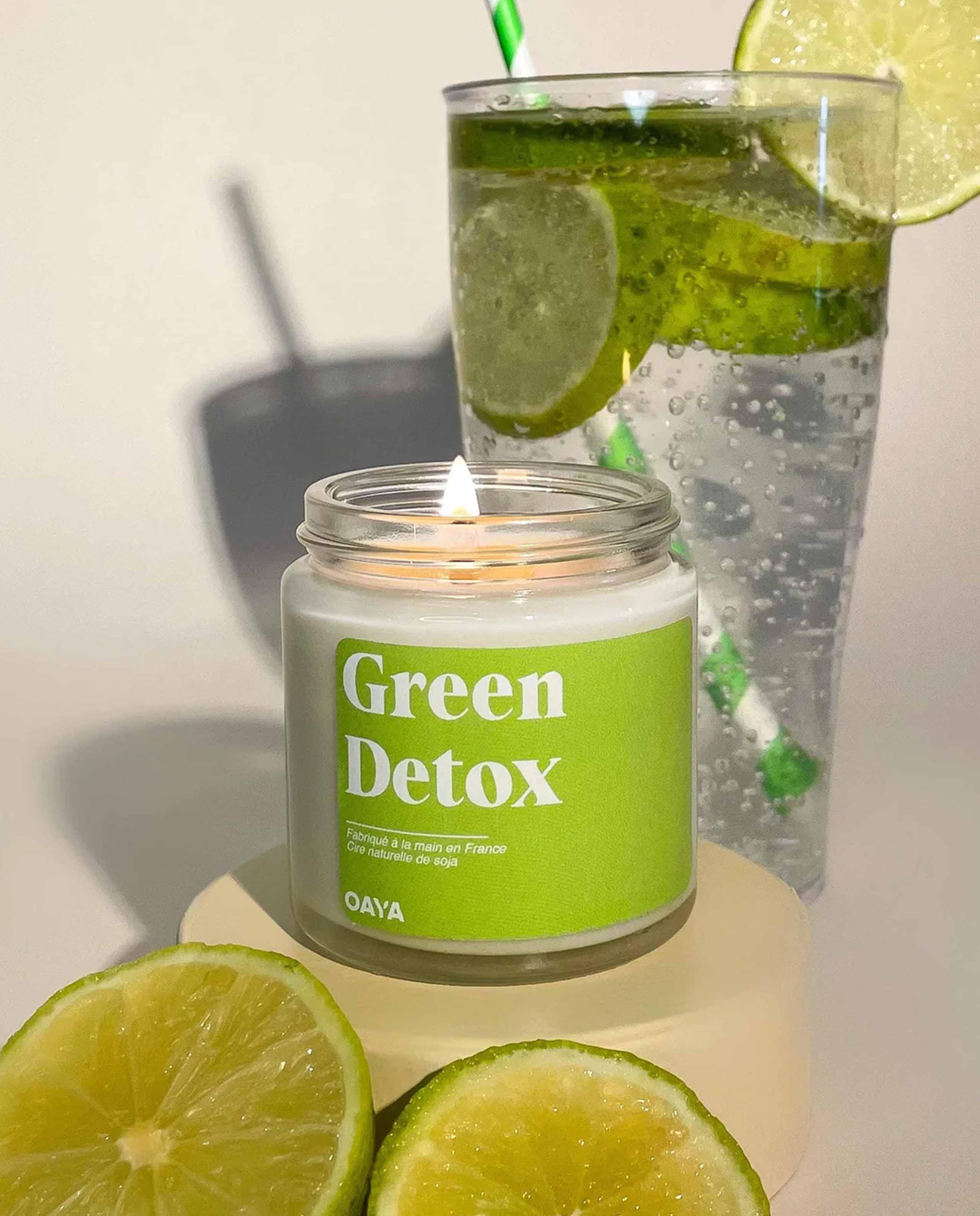 marché commun oaya bougie naturelle parfumée green detox made in france