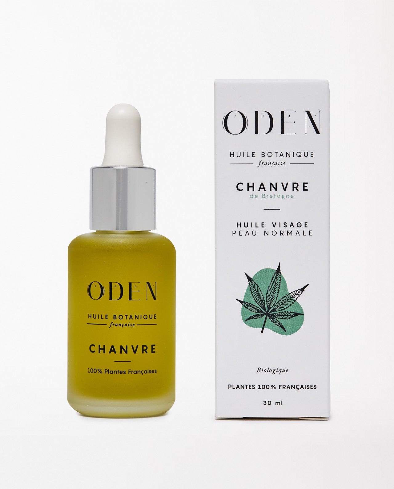 marche commun oden huile visage vegetale chanvre biologique francais soin ecologique peaux normales