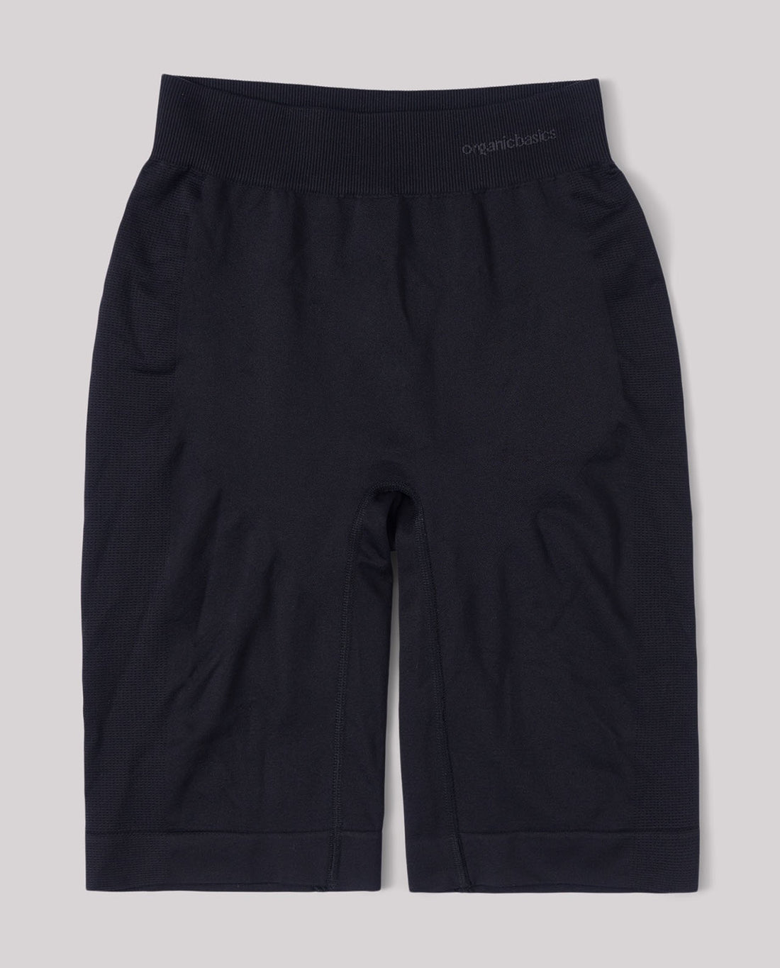 marché commun organic basics short femme sport yoga recyclé noir