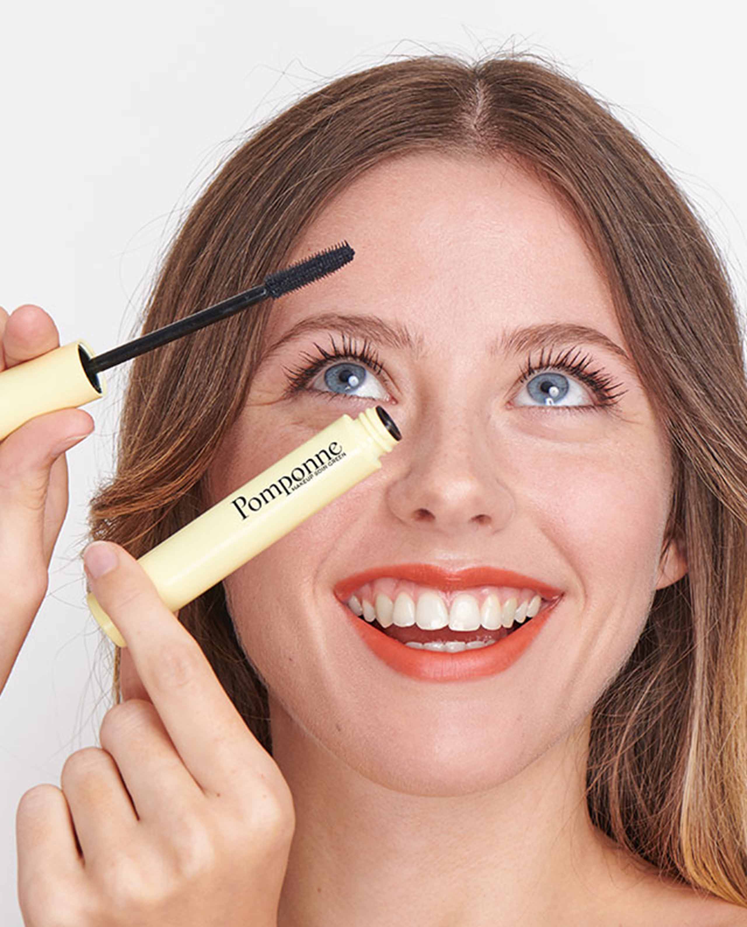 marché commun pomponne makeup soin green mascara naturel booster de cils maquillage yeux clean made in france volume longueur performance