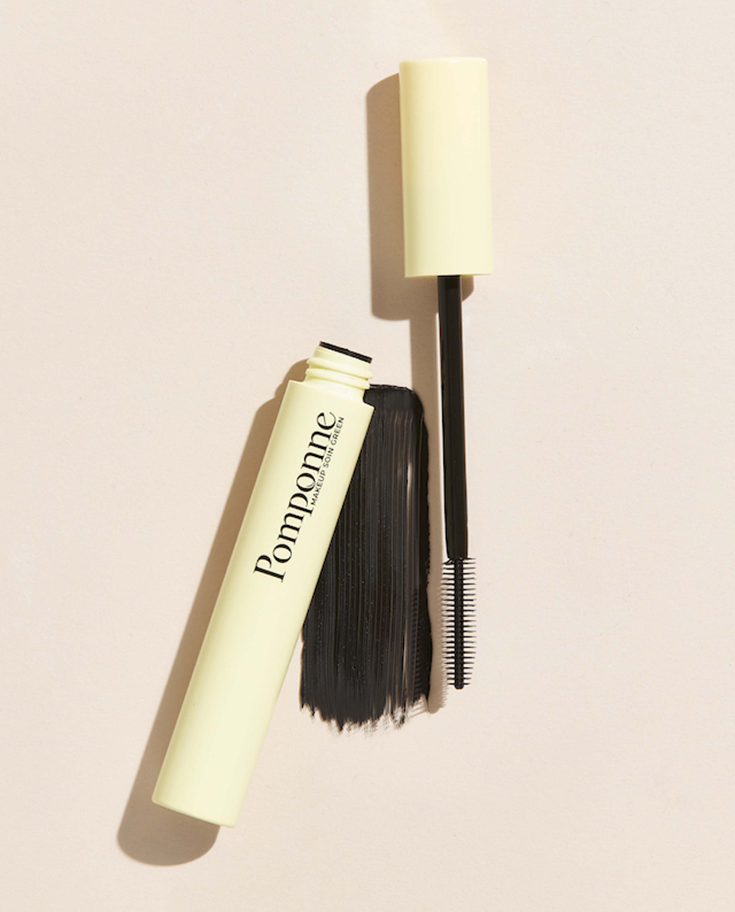 marché commun pomponne makeup soin green mascara naturel booster de cils maquillage yeux clean made in france volume longueur performance