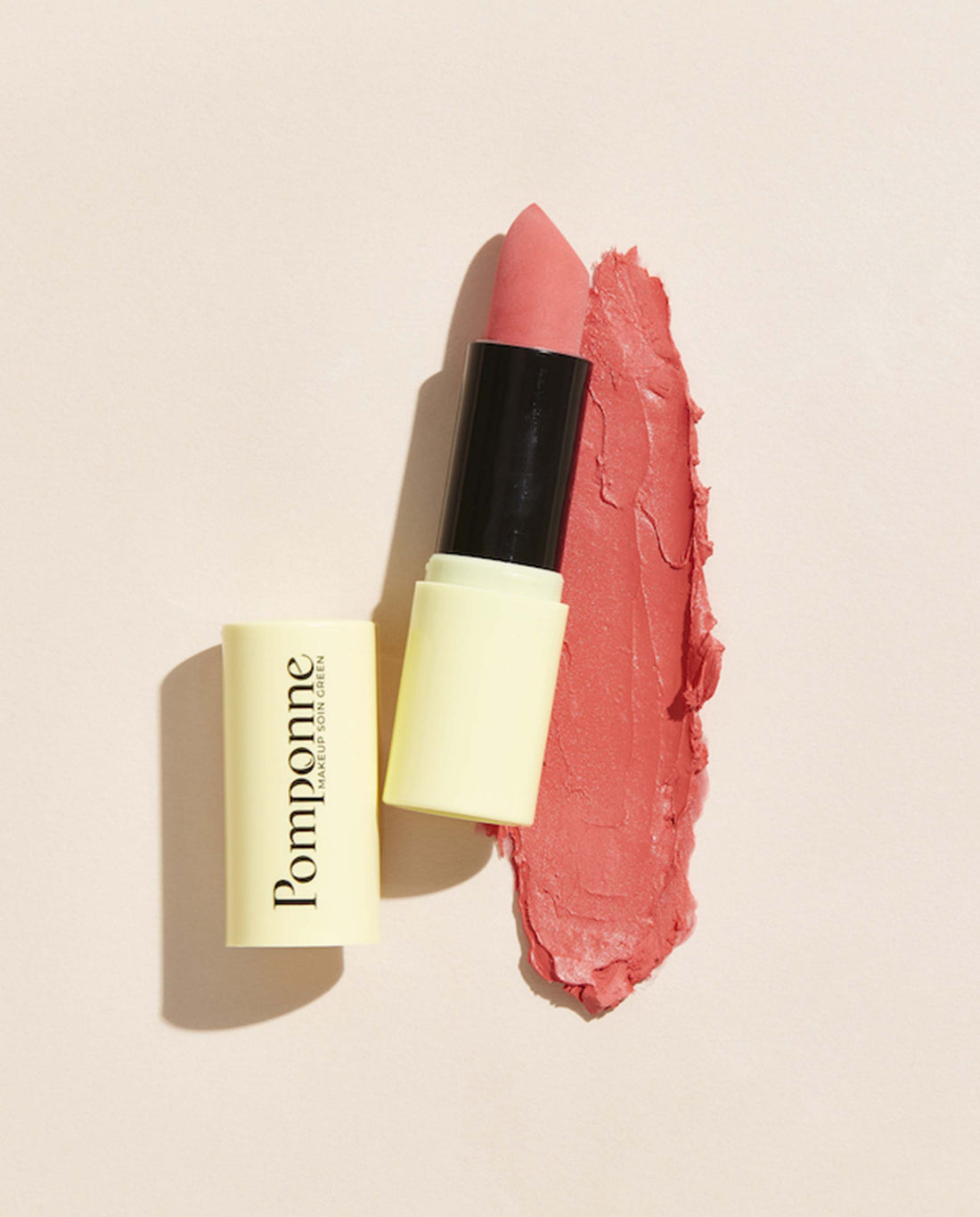 marché commun pomponne makeup soin green rouge à lèvres naturel clean hydratant rose rétro