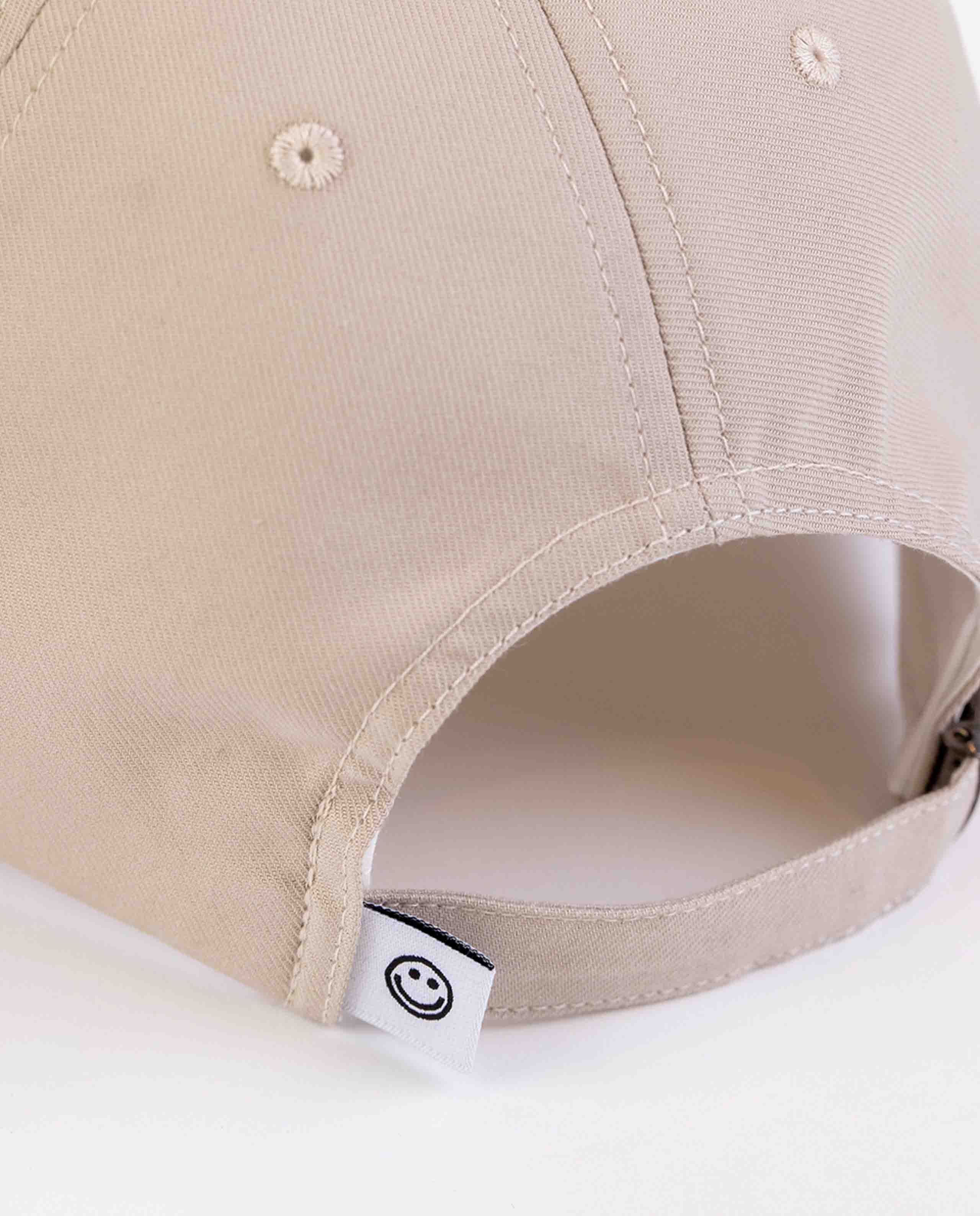 Casquette brodée en coton bio