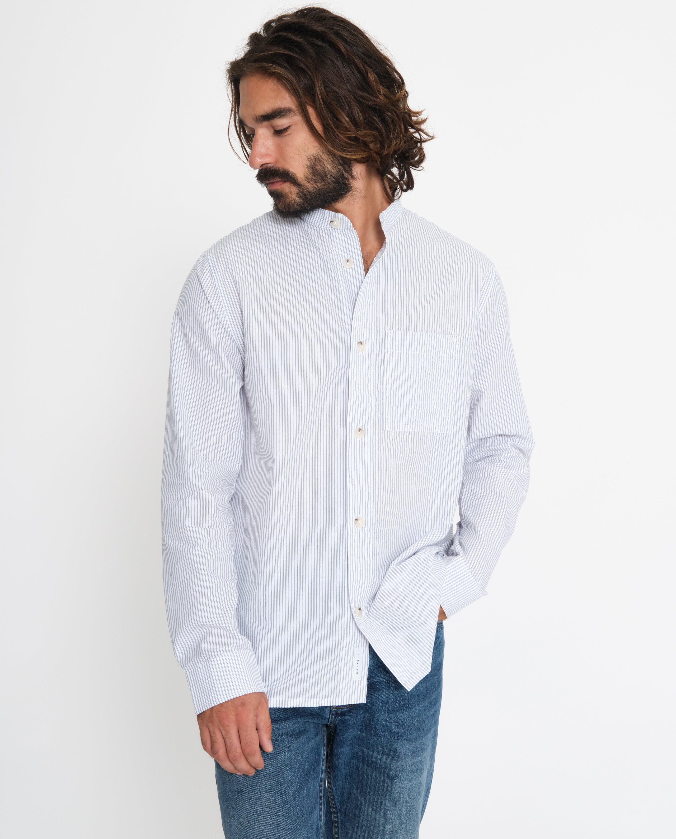 Chemise rayée Homme : Chemise à rayure | BZB Chemise rayée Homme : Chemise à rayure | BZB