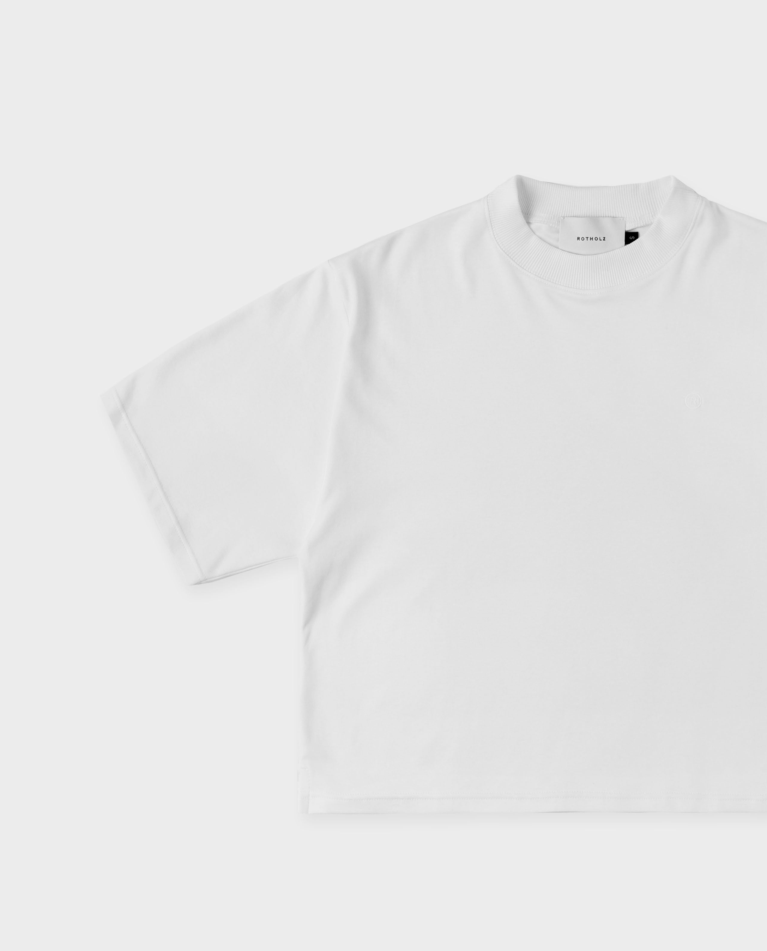 marché commun rotholz femme t-shirt coton biologique court blanc