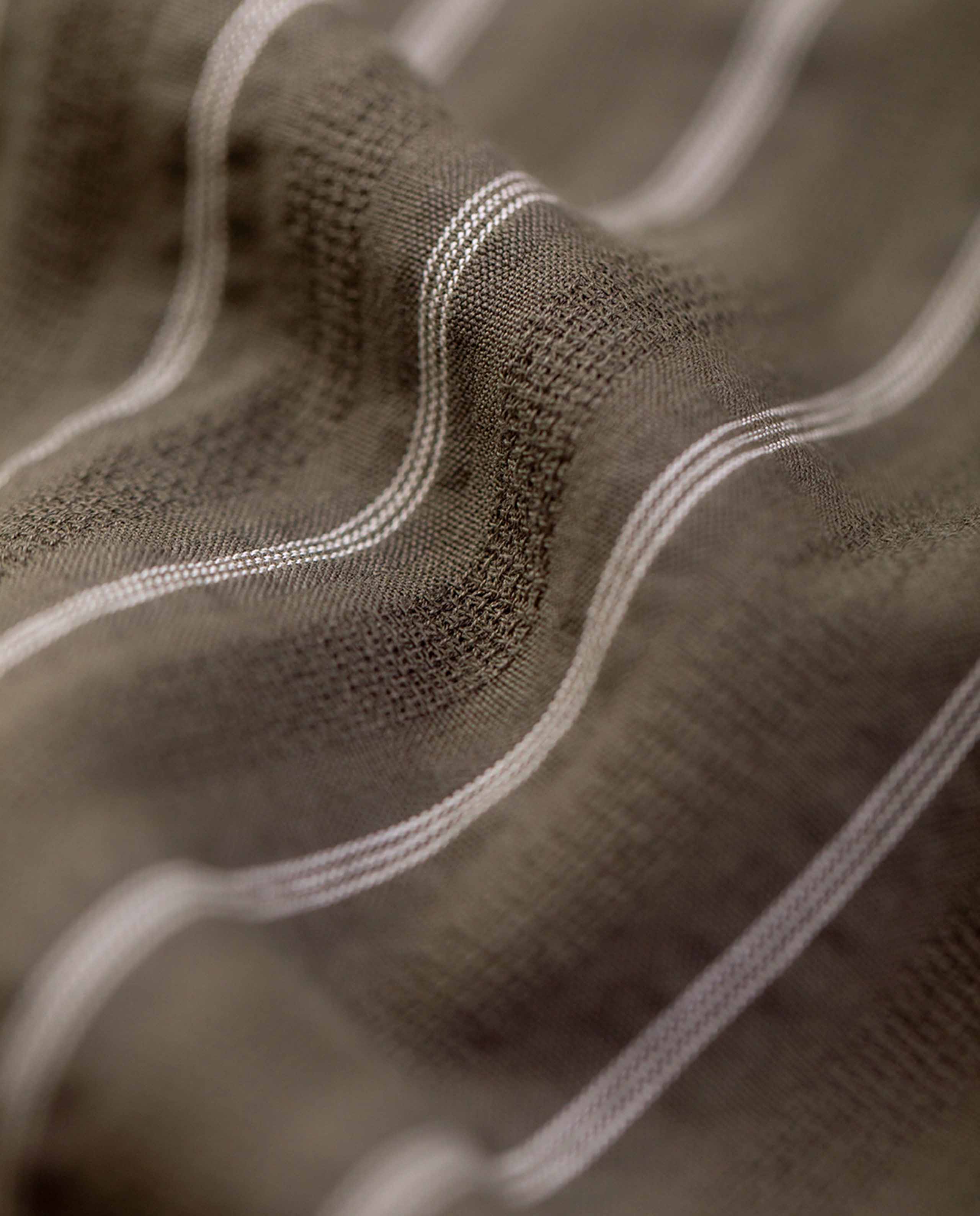 Chemise à rayures en coton bio