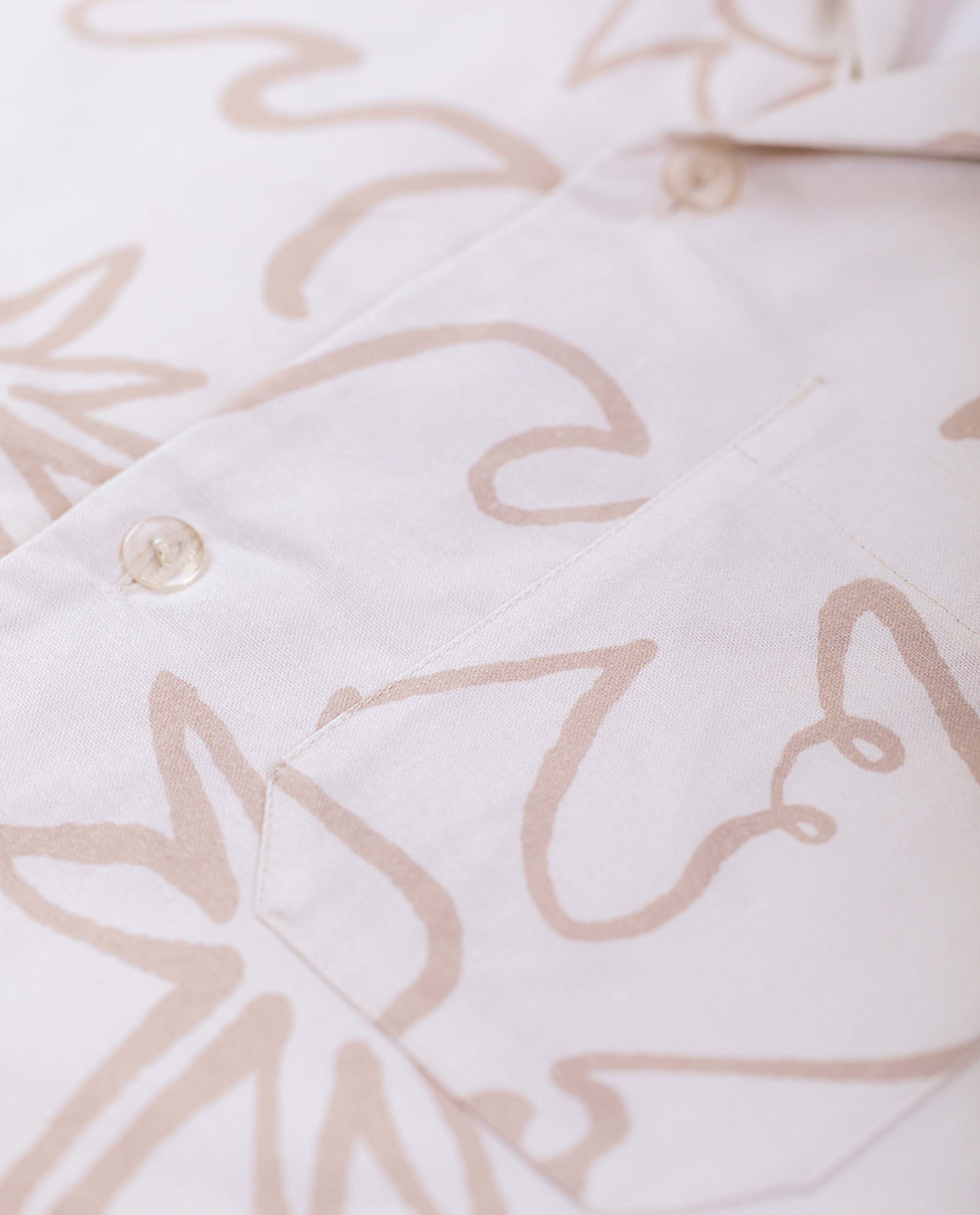 marché commun rotholz chemise manches courtes coton biologique imprimé artiste