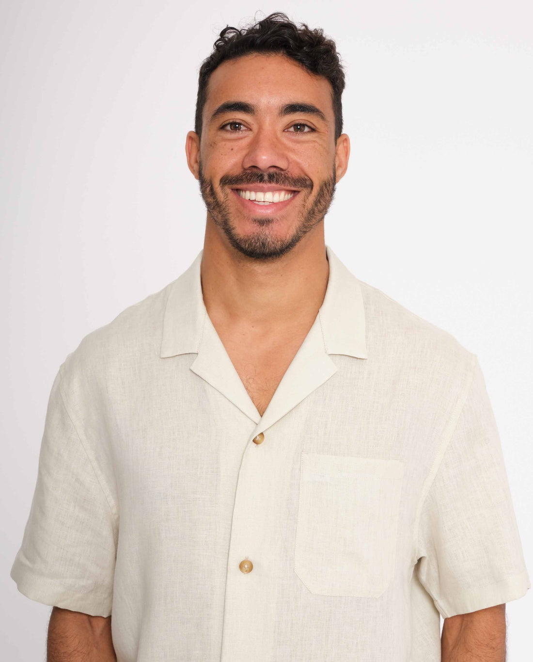 marché commun rotholz homme chemise manches courtes lin naturel