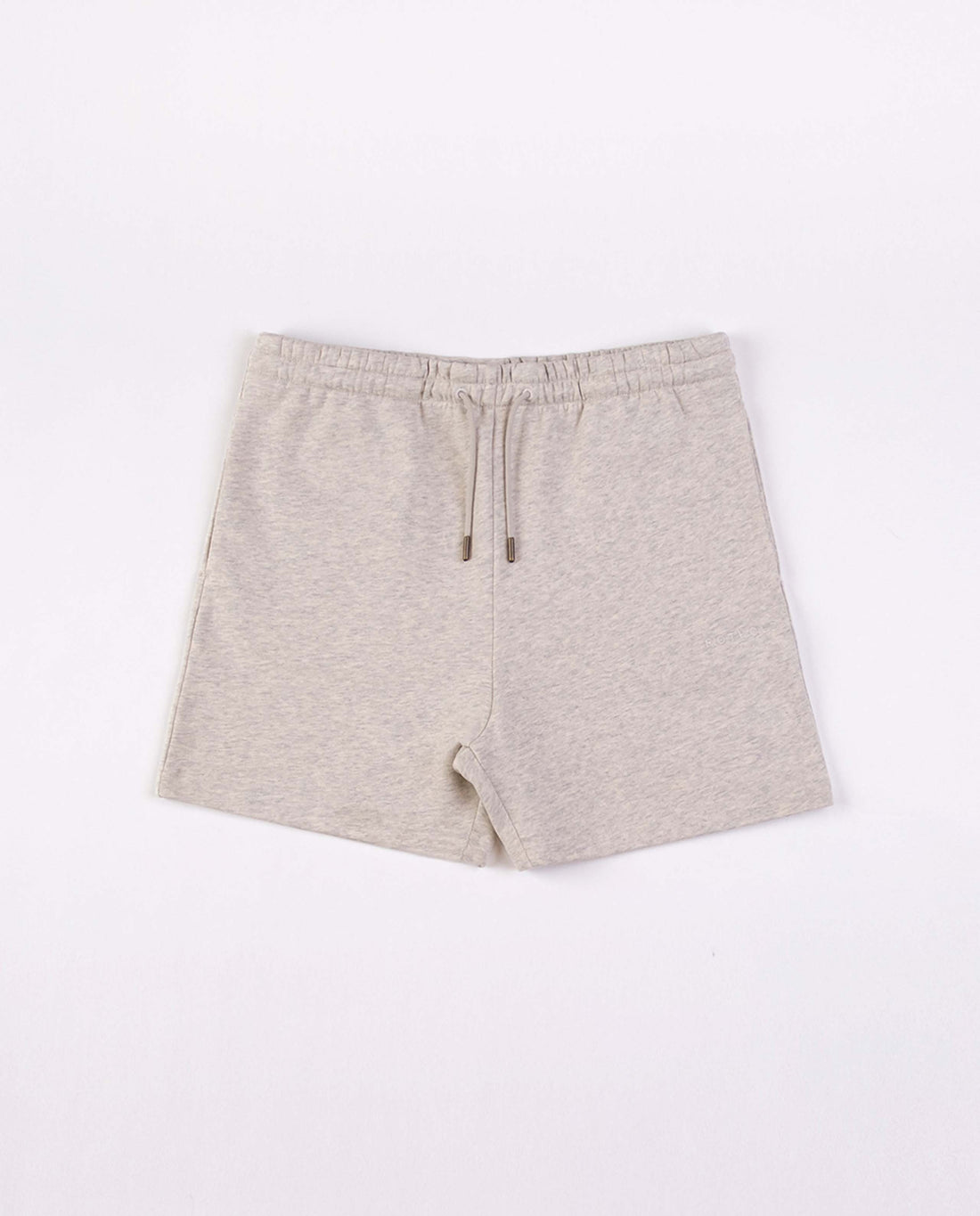 marché commun rotholz homme short molleton coton biologique gris chiné