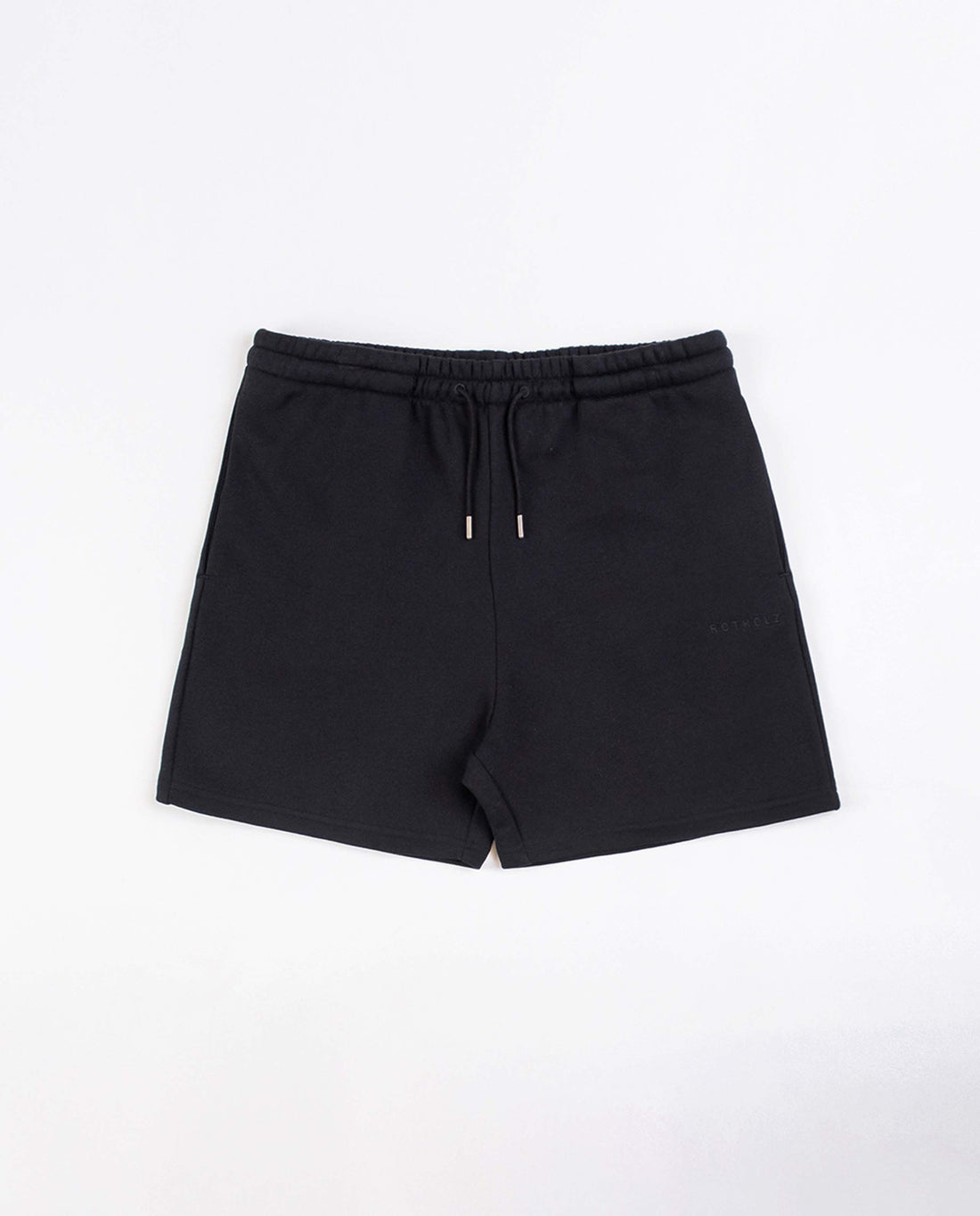 marché commun rotholz homme short molleton coton biologique noir