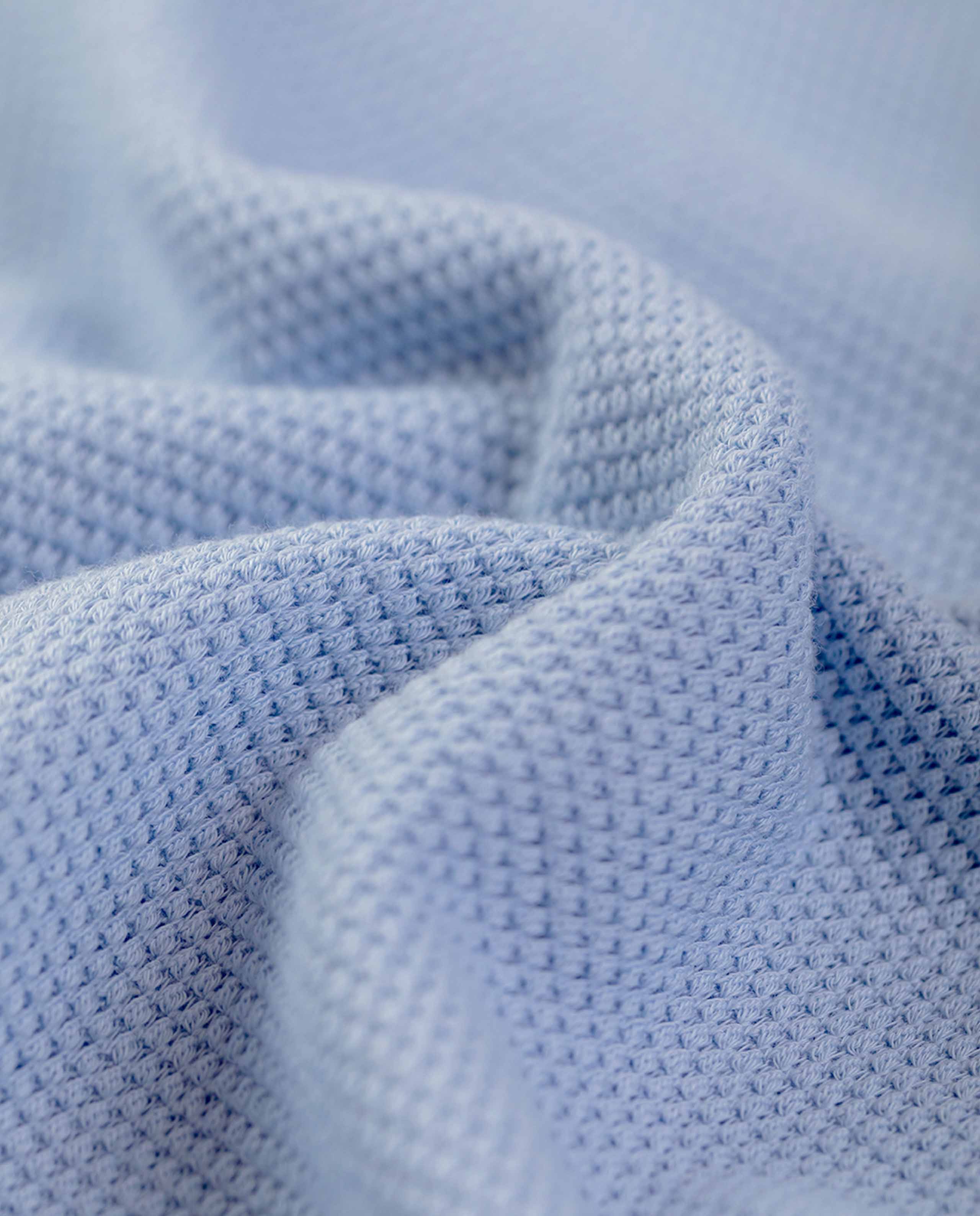 marché commun rotholz homme t-shirt coton biologique gaufré bleu ciel