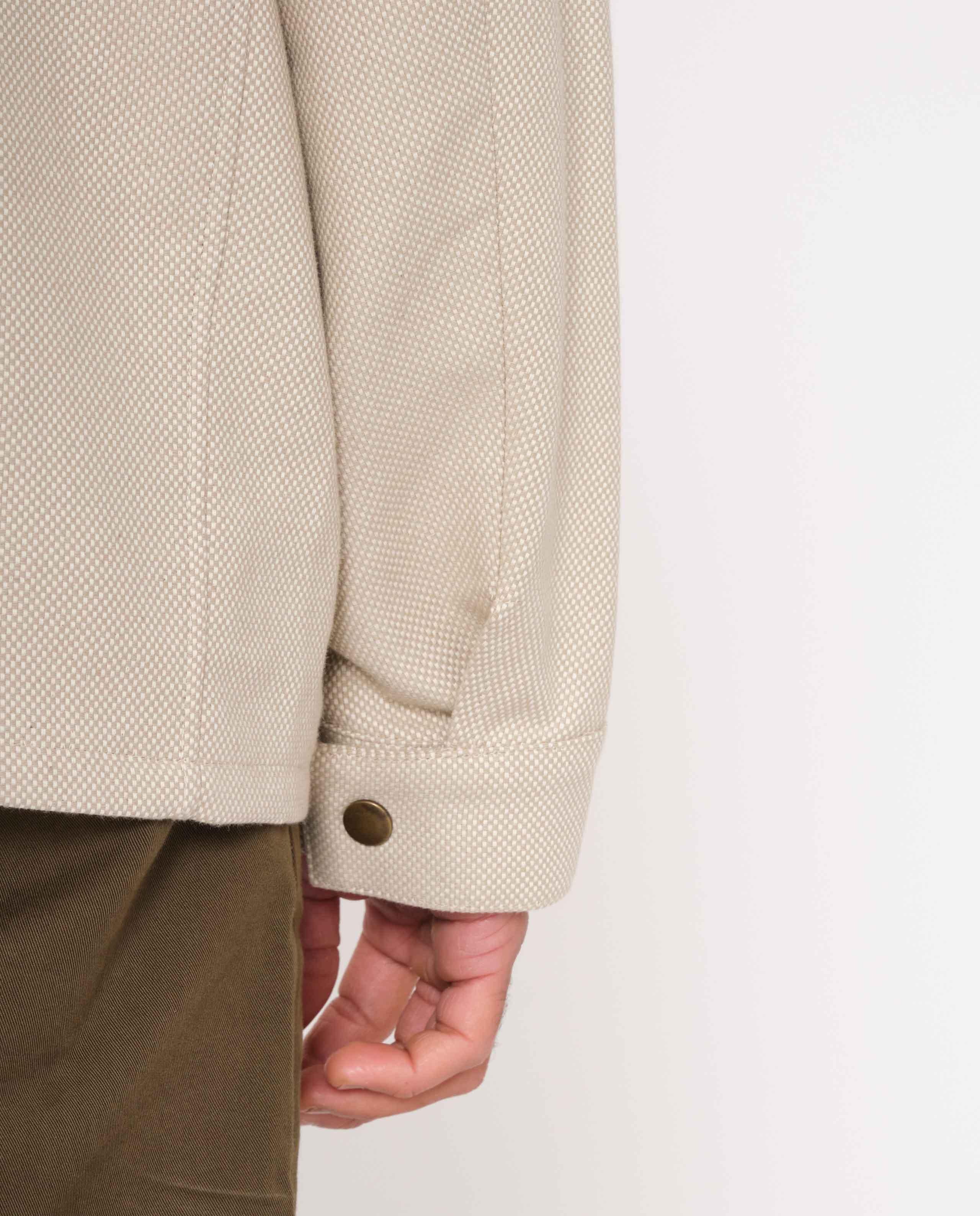 marché commun rotholz homme veste workwear coton biologique écru