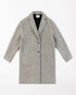 marché commun rotholz manteau homme laine et coton biologique gris chiné
