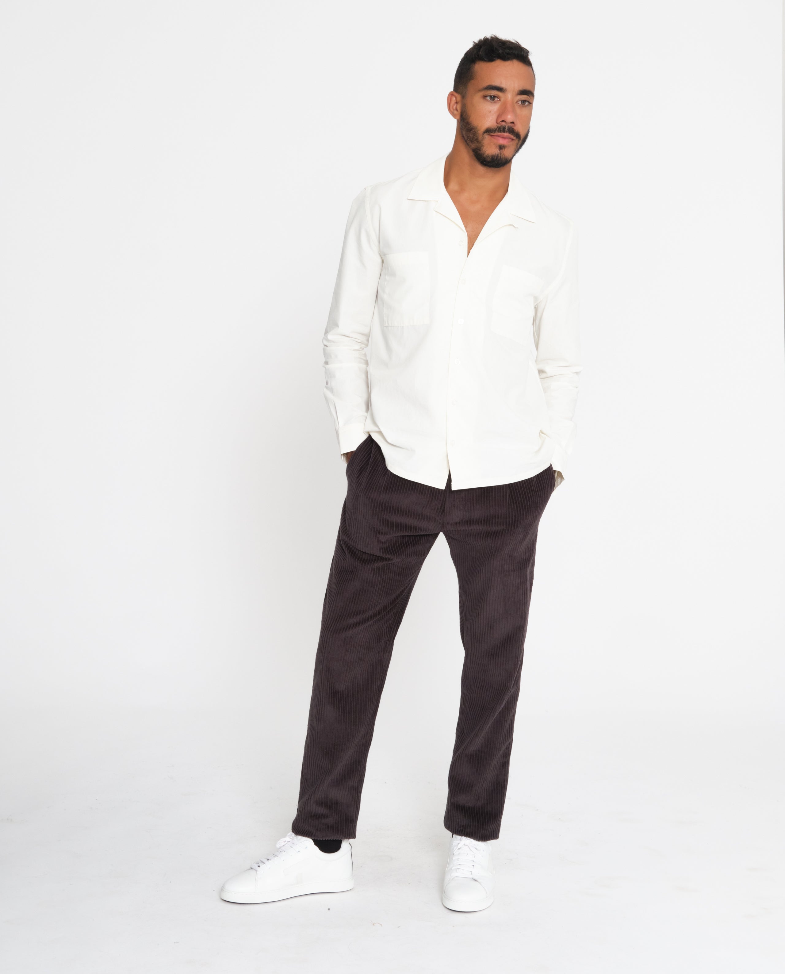 marché commun rotholz pantalon velours côtelé coton biologique homme éthique anthracite