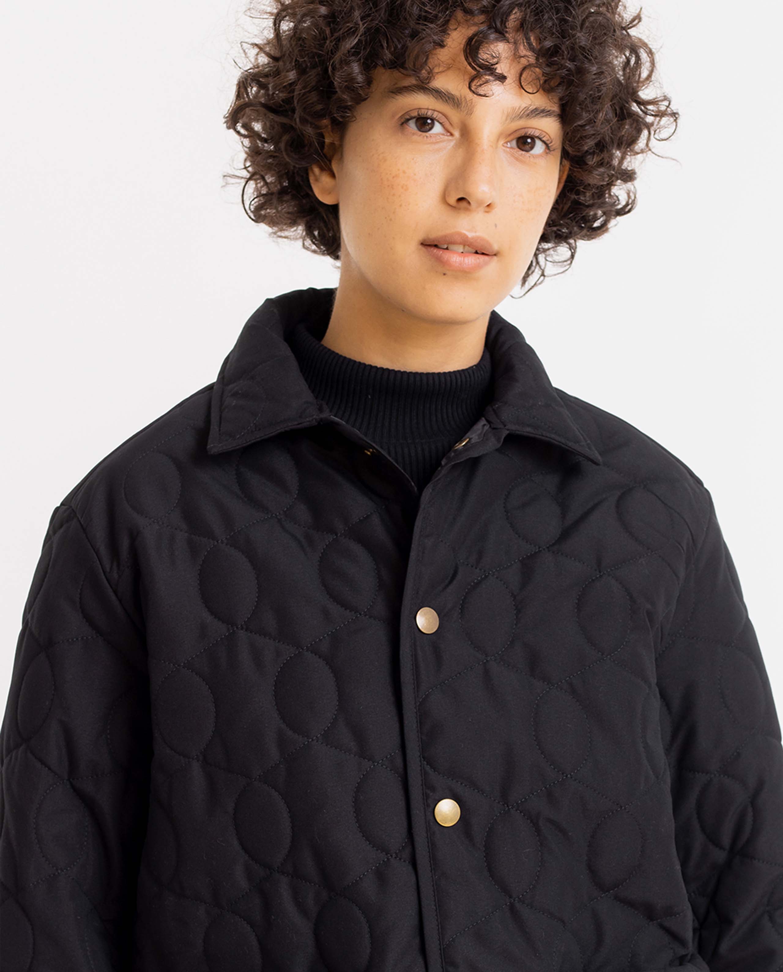 marché commun rotholz veste liner femme noire recyclée éco-responsable éthique
