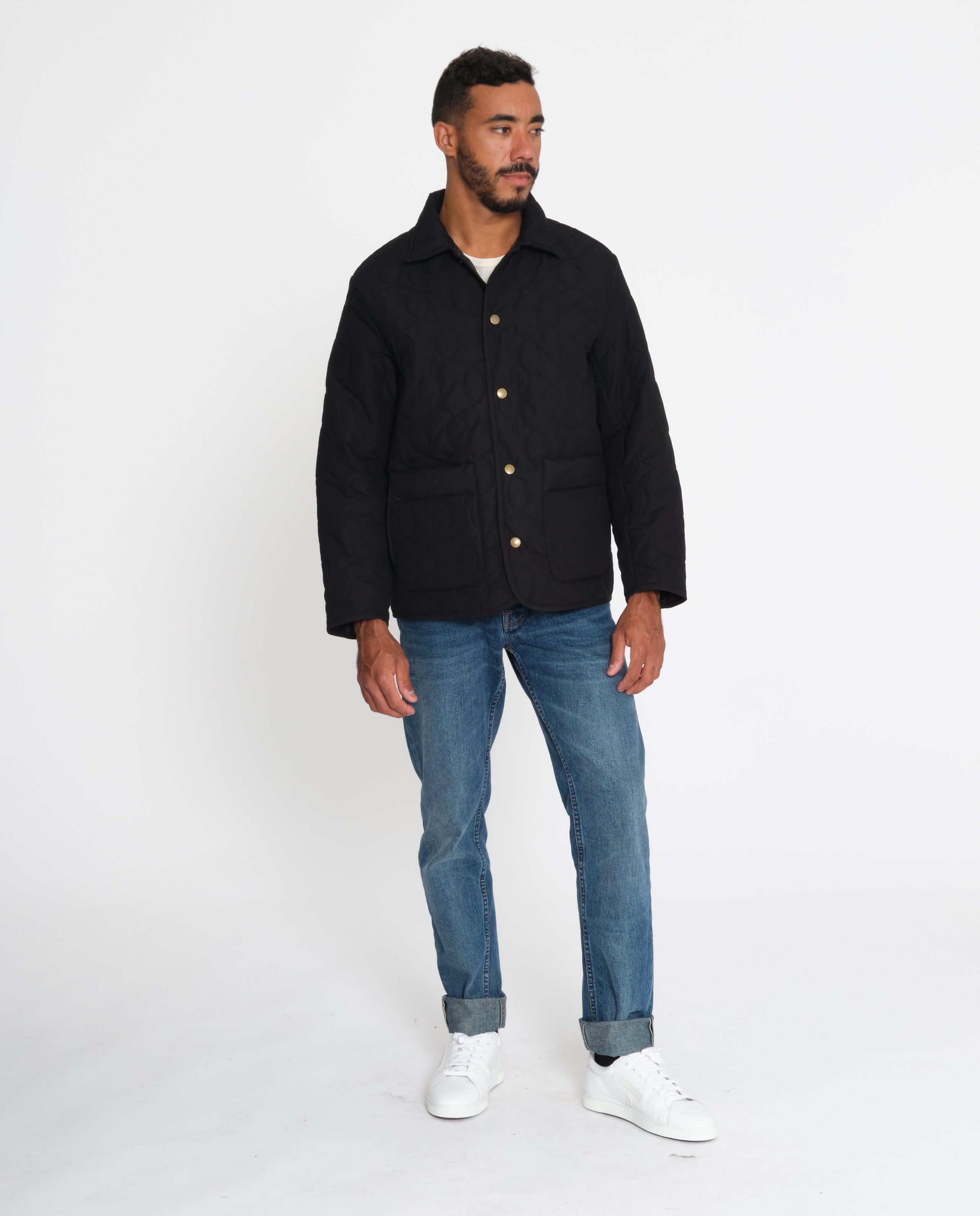 marché commun rotholz veste liner homme noire recyclée éco-responsable éthique