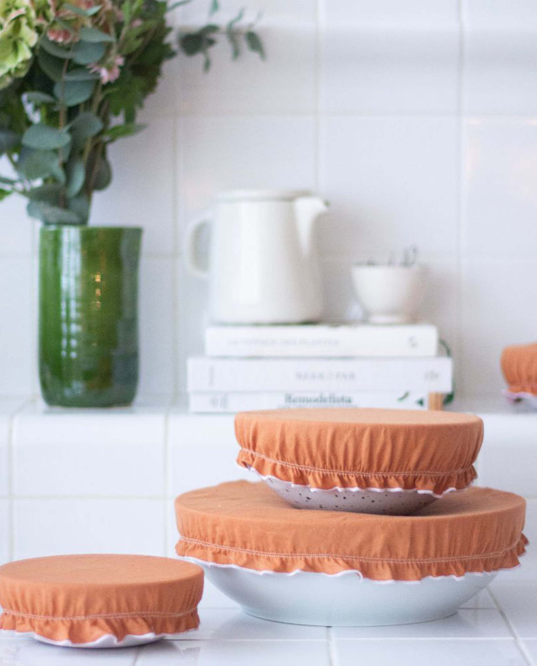 marché commun wabi paris lot de 4 charlottes alimentaires lin zéro-déchet cuisine argile