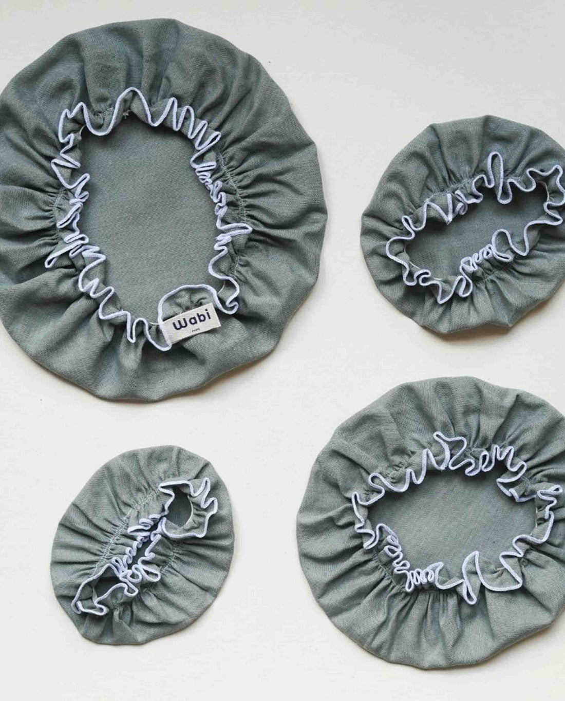 marché commun wabi paris lot de 4 charlottes alimentaires plats cuisine lin liquen made in France