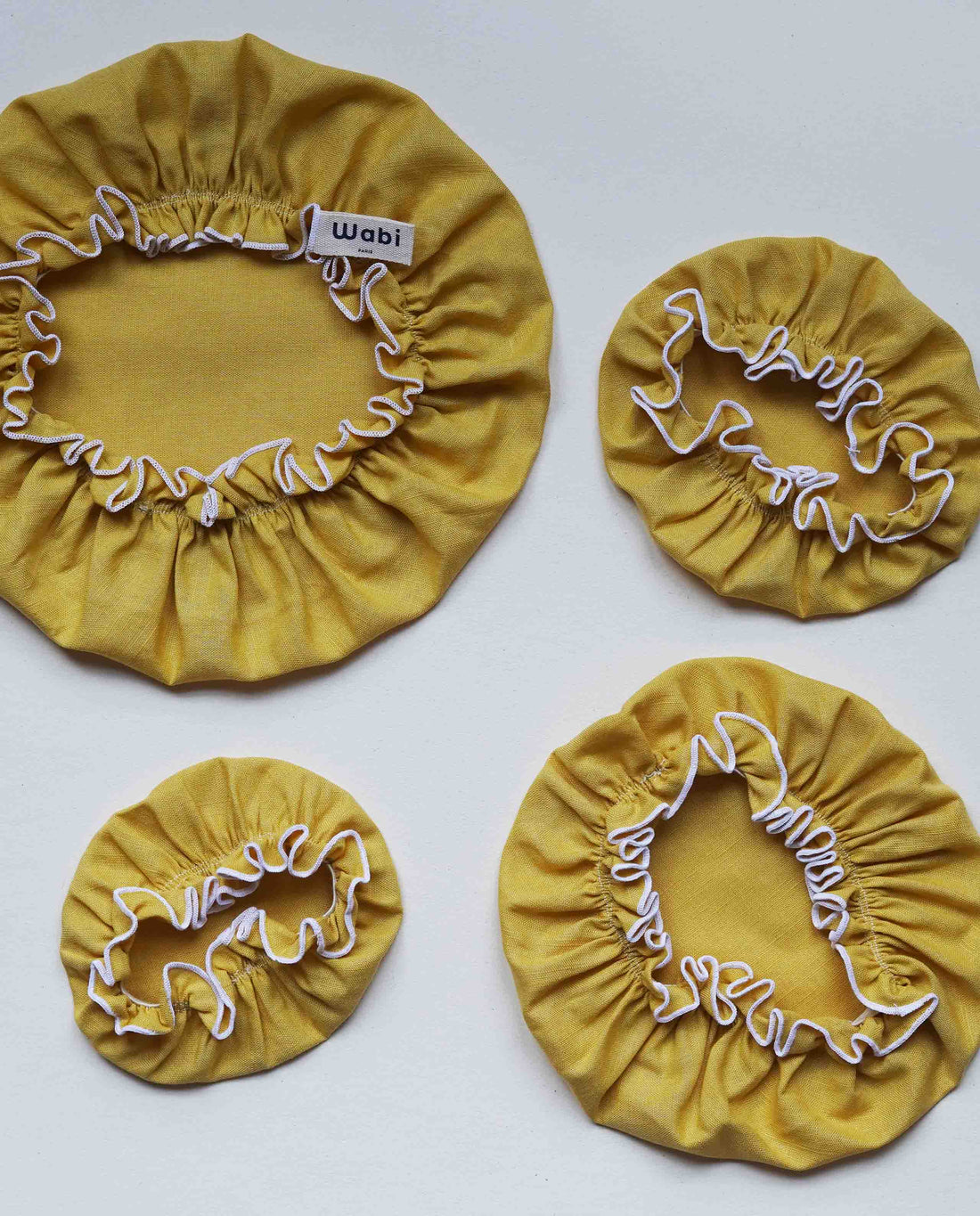 marché commun wabi paris set 4 charlottes alimentaires lin jaune curry