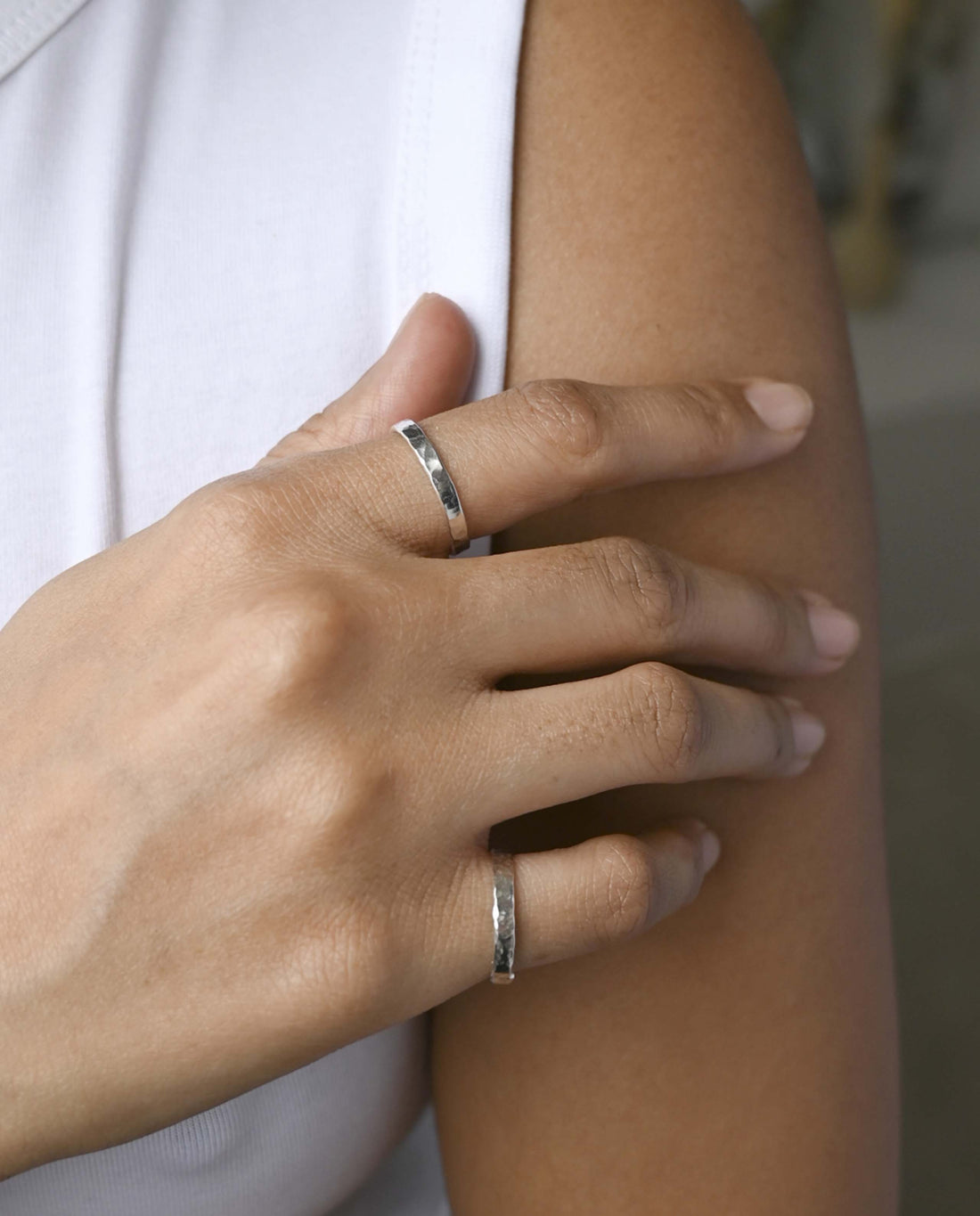 marché commun wild fawn jewellery bague argent martelé recyclé éthique
