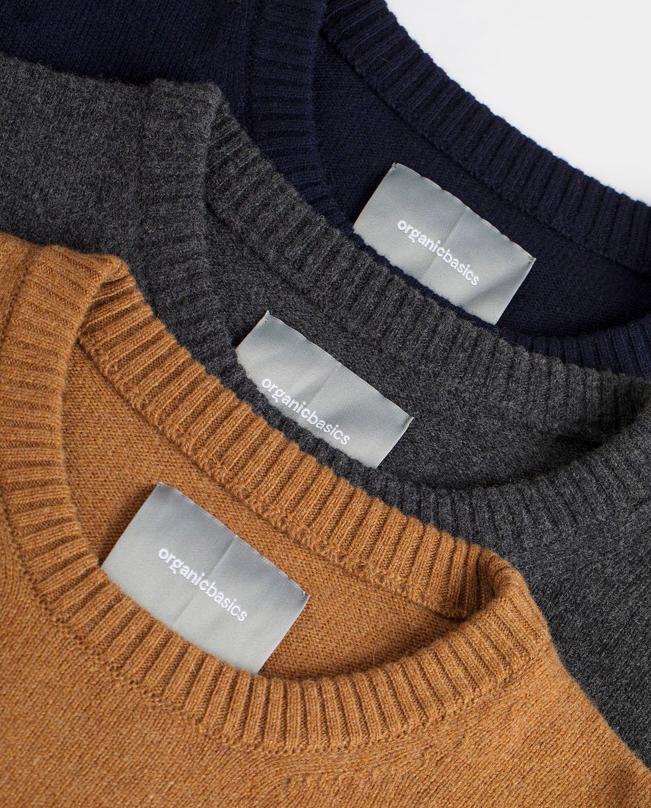 marché commun organic basics pull homme laine mérinos recyclée éco-responsable éthique bleu marine