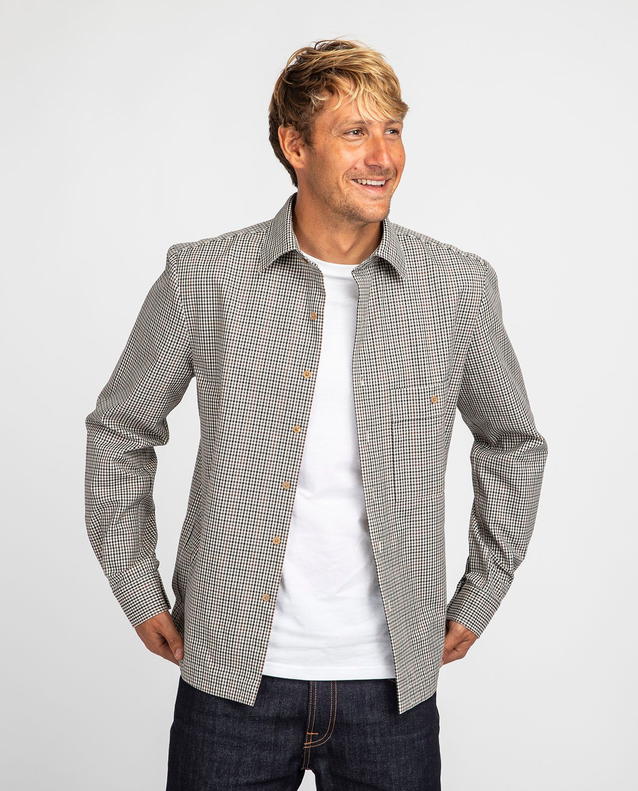 marché commun noyoco sur chemise homme carreaux coton biologique éco-responsable éthique