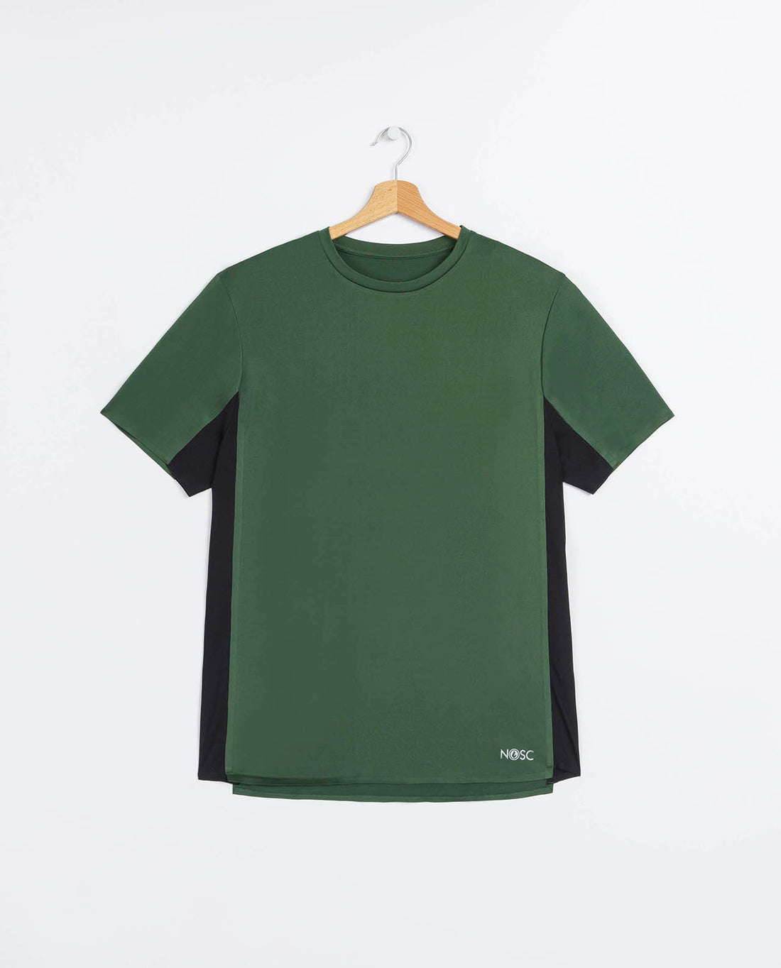 marché commun nosc t-shirt sport homme respirant recyclé fabriqué en Europe éco-responsable éthique kaki