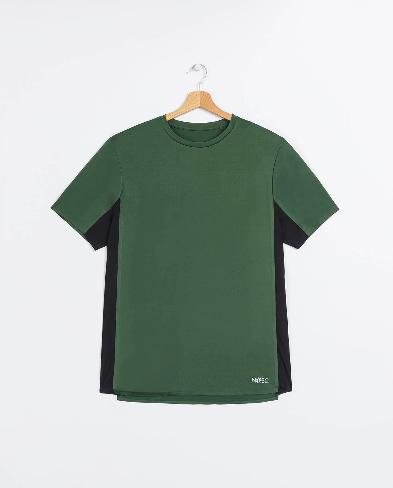 marché commun nosc t-shirt sport homme respirant recyclé fabriqué en Europe éco-responsable éthique kaki