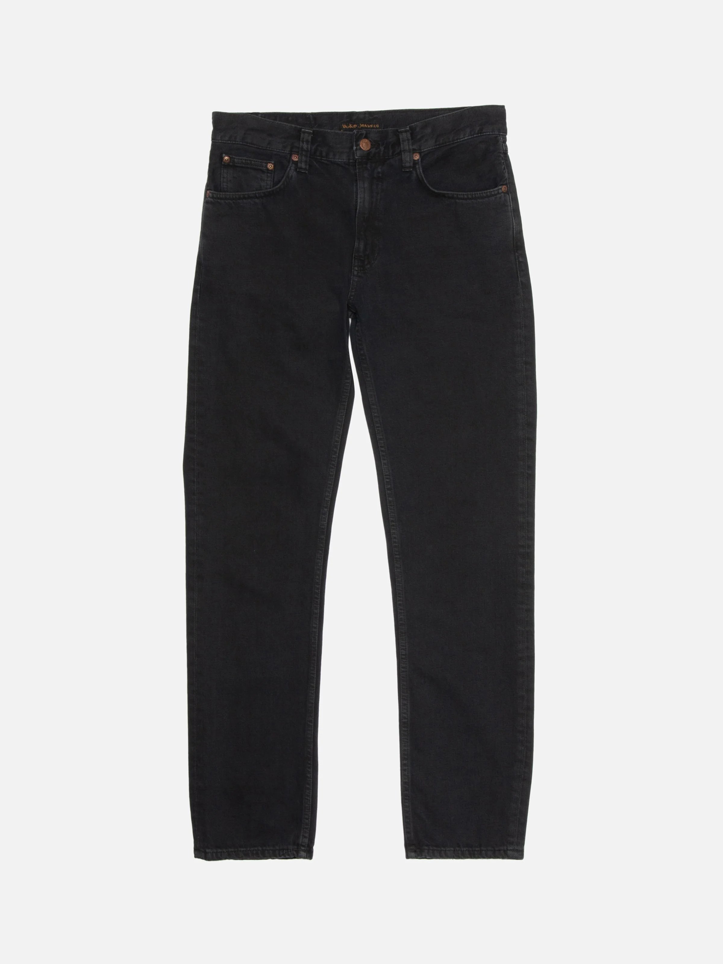 Marché Commun Jean noir en coton bio Gritty Jackson Black Forest Nudie Jeans