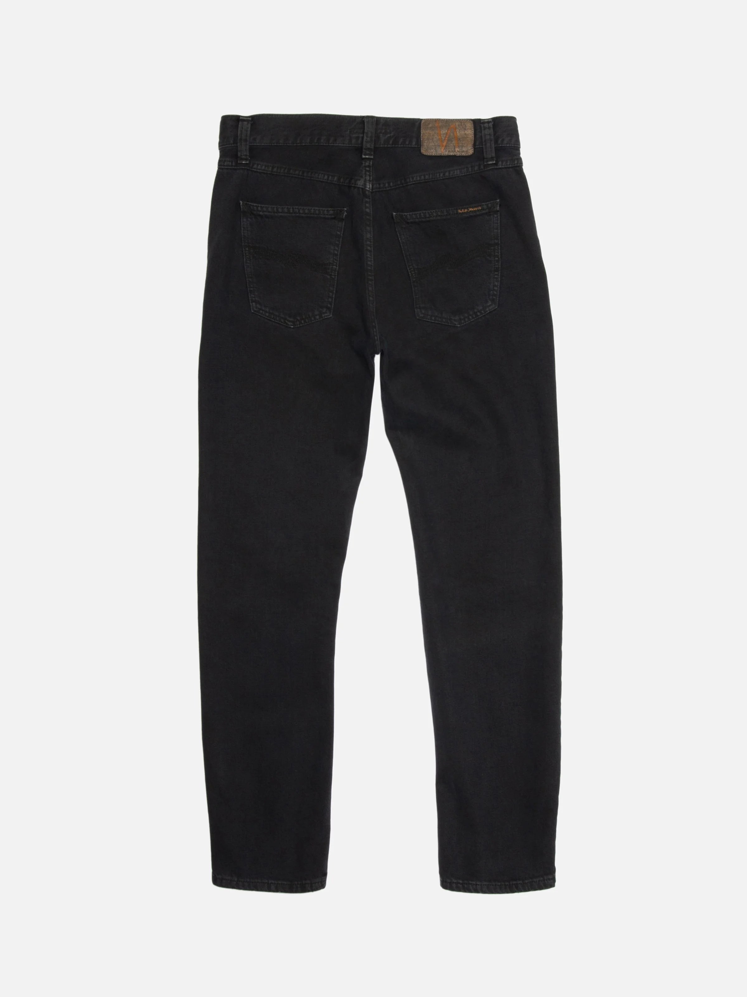 Marché Commun Jean noir en coton bio Gritty Jackson Black Forest Nudie Jeans