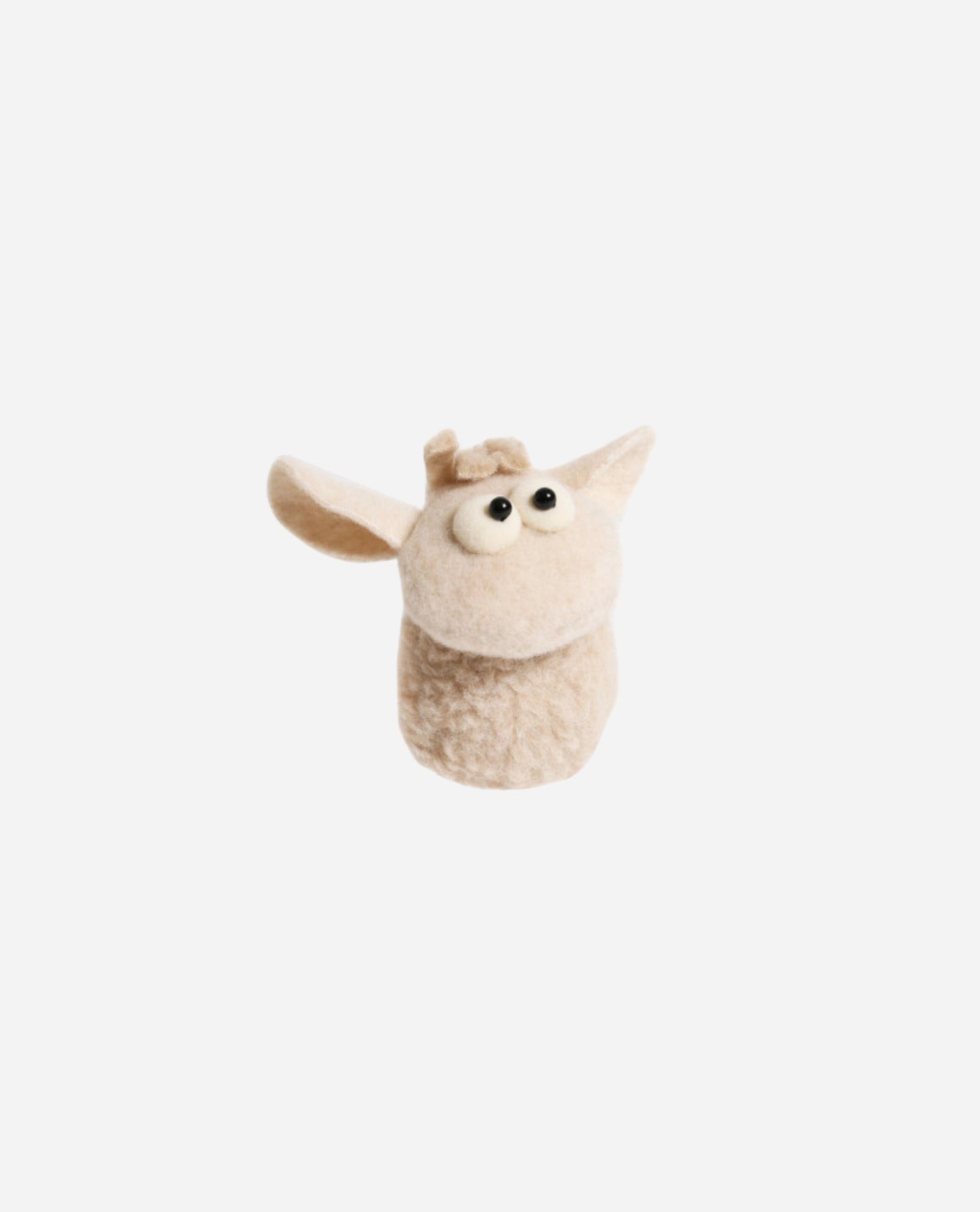 Peluche girafe en laine de mouton