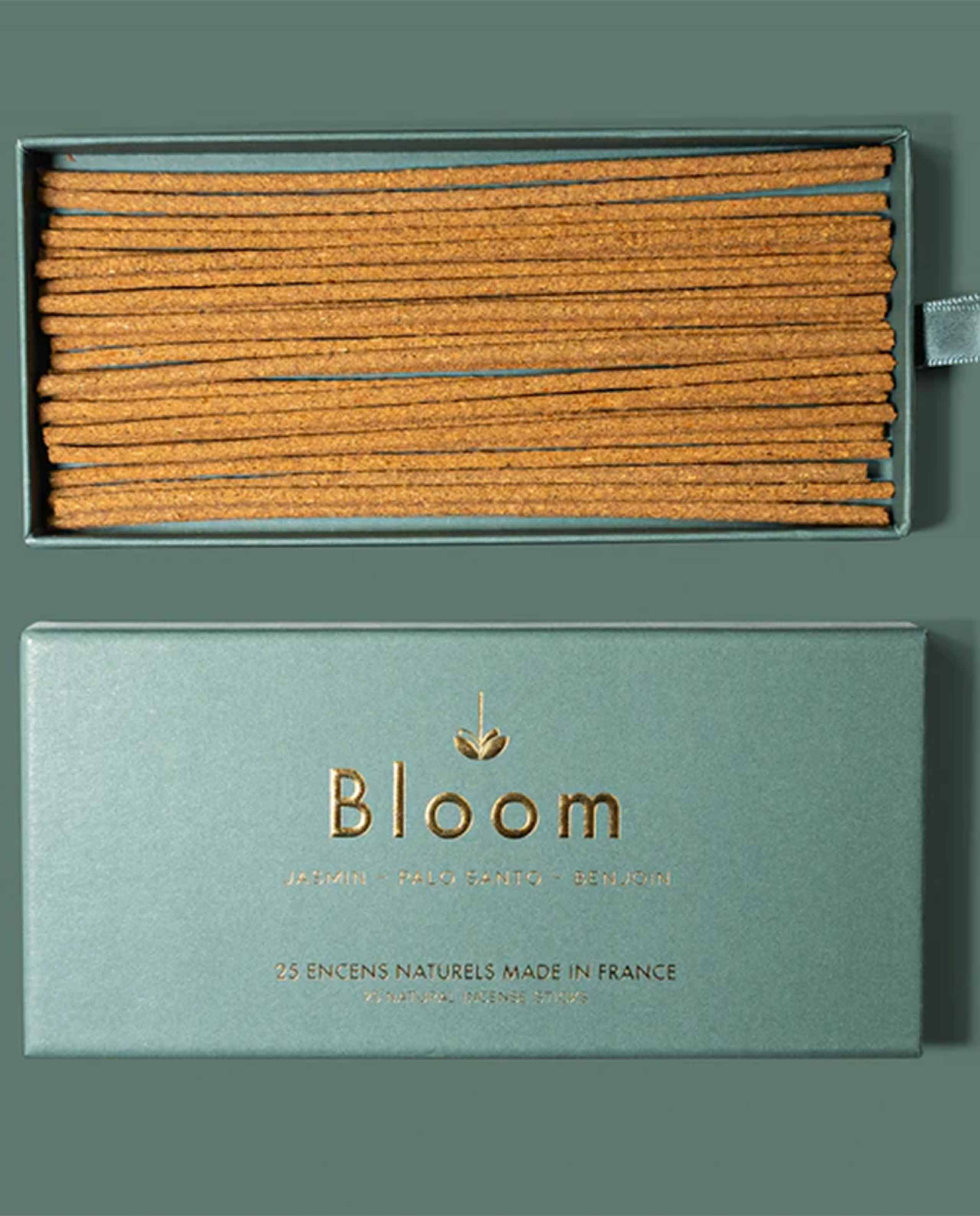 Marché Commun Encens naturel Jasmin, Palo Santo et Benjoin Bloom Encens