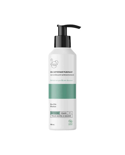 Gel nettoyant visage purifiant naturel et bio