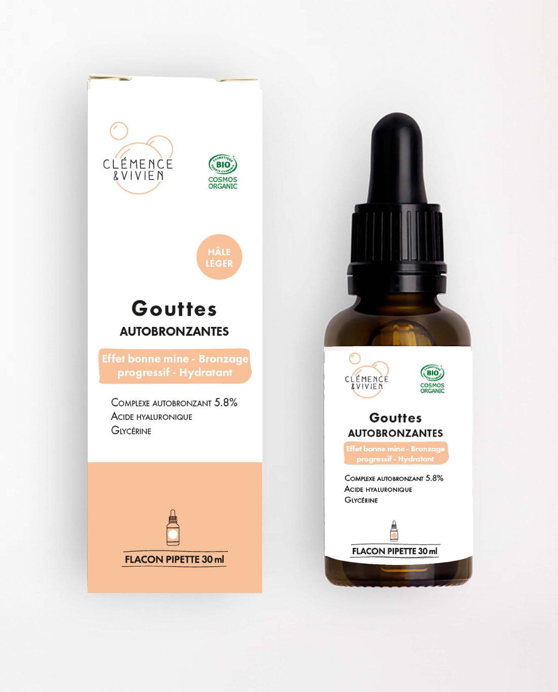 Marché Commun Gouttes Autobronzantes Hale Léger Clémence & Vivien